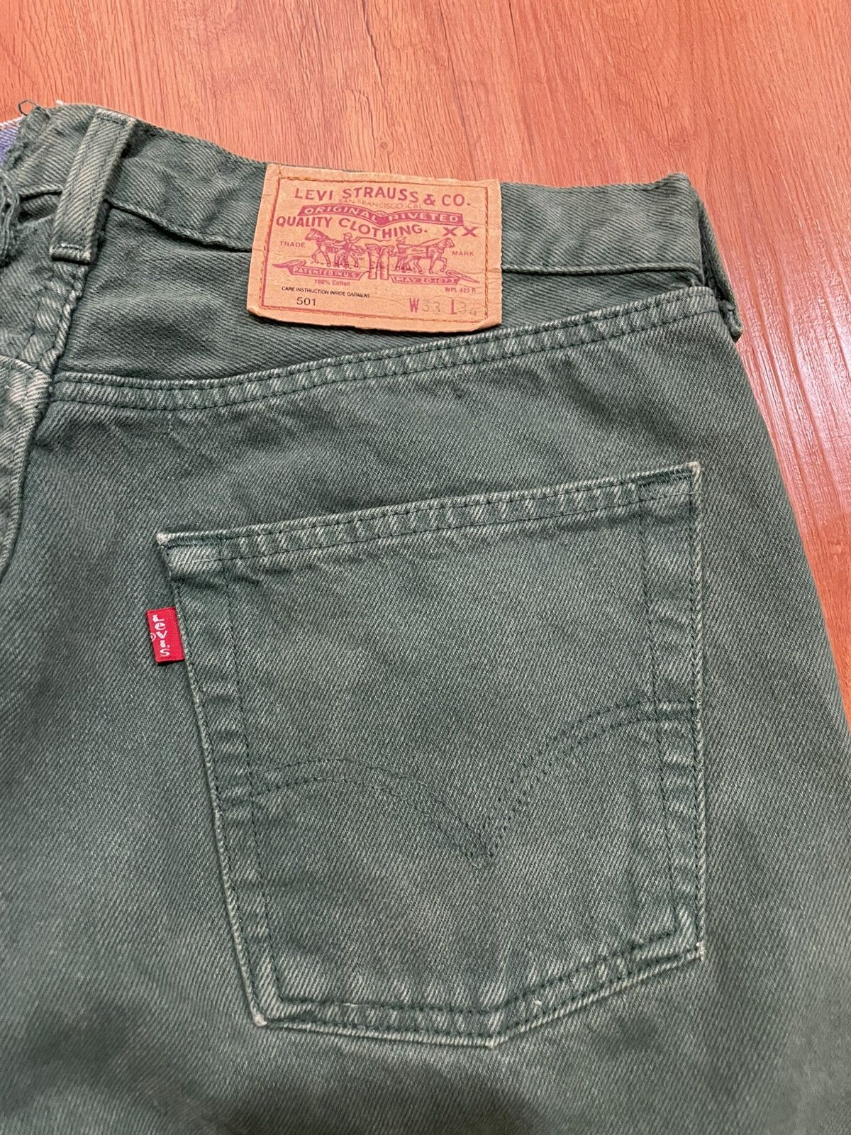 Levi's Vintage Clothing Vintage 501 Levis Made in Usa Custom Handmade Sashiko Boro Size US 32 / EU 48 - 9 Thumbnail