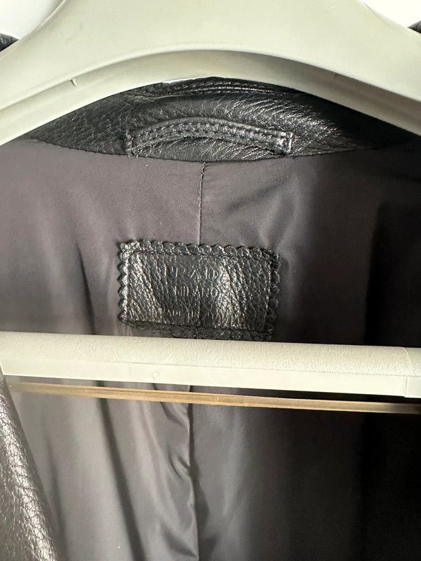 Prada LEATHER COAT Size US M / EU 48-50 / 2 - 6 Thumbnail