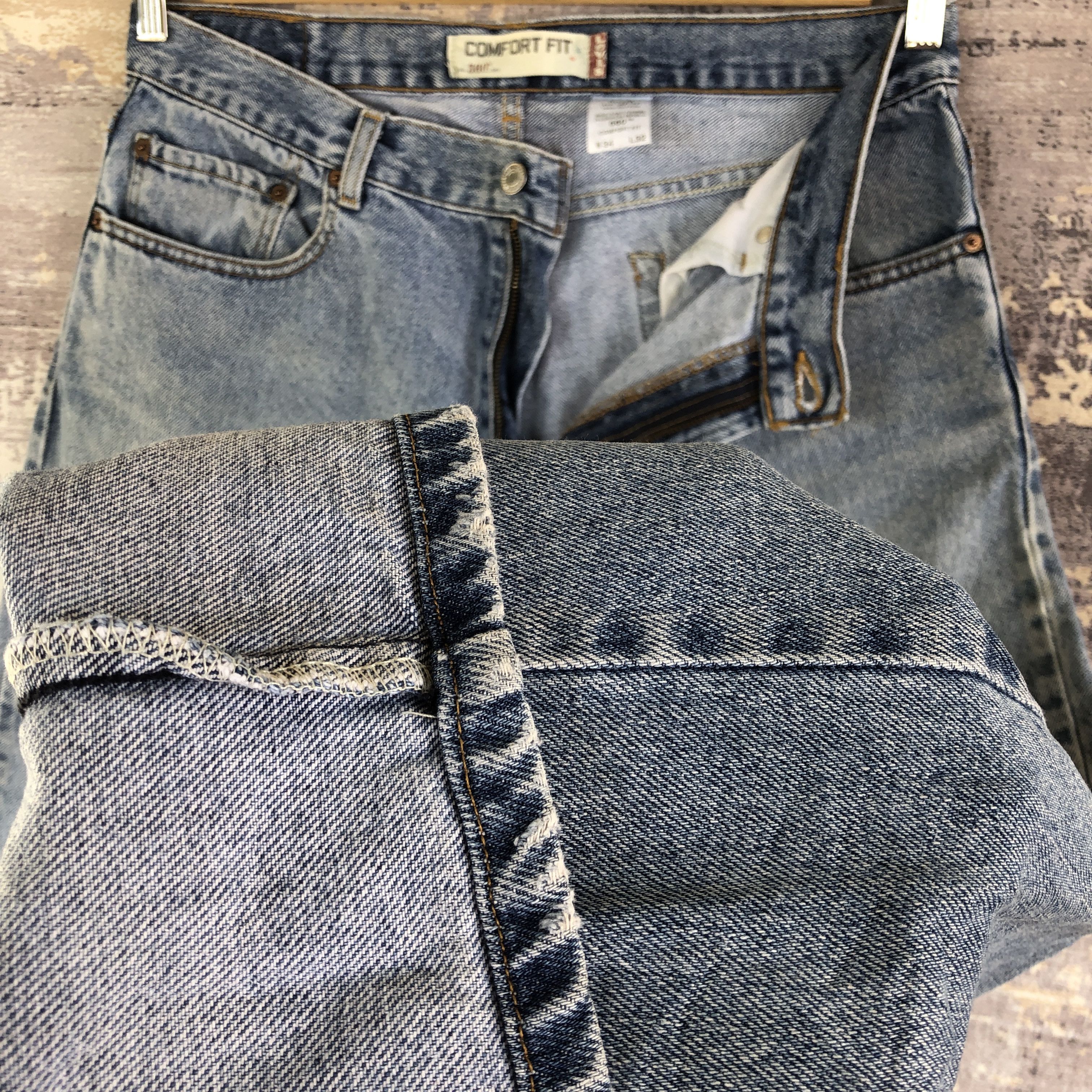 Levi's Vintage Levis 560 Baggy Jeans Levi's Faded Light Wash Denim Size US 34 / EU 50 - 8 Thumbnail