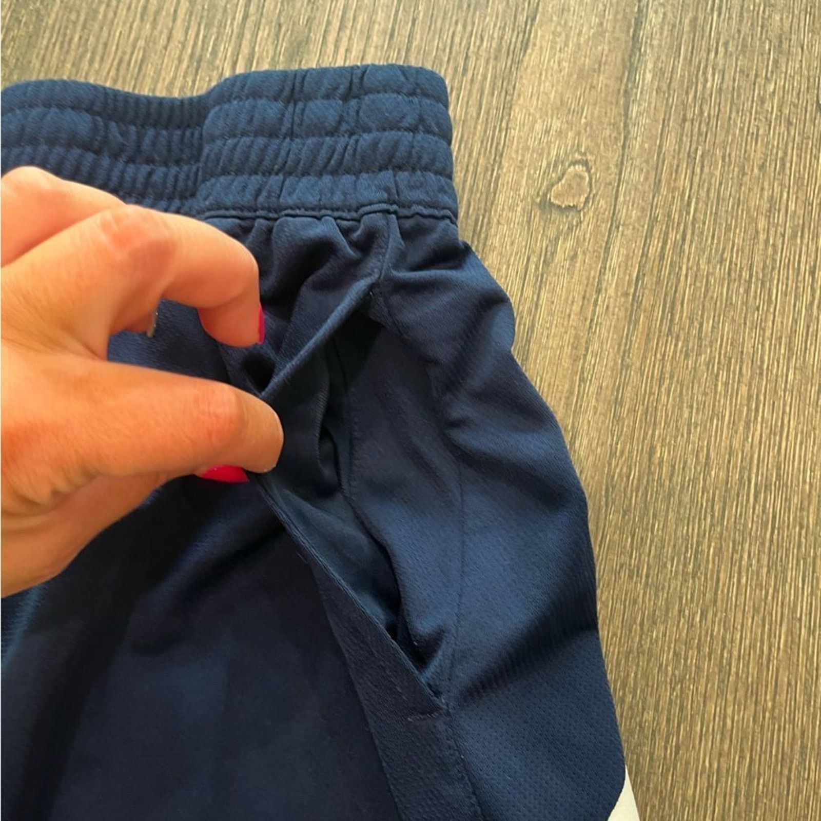 Adidas Adidas Navy Athletic Basketball Shorts Size L Size US 31 - 3 Thumbnail