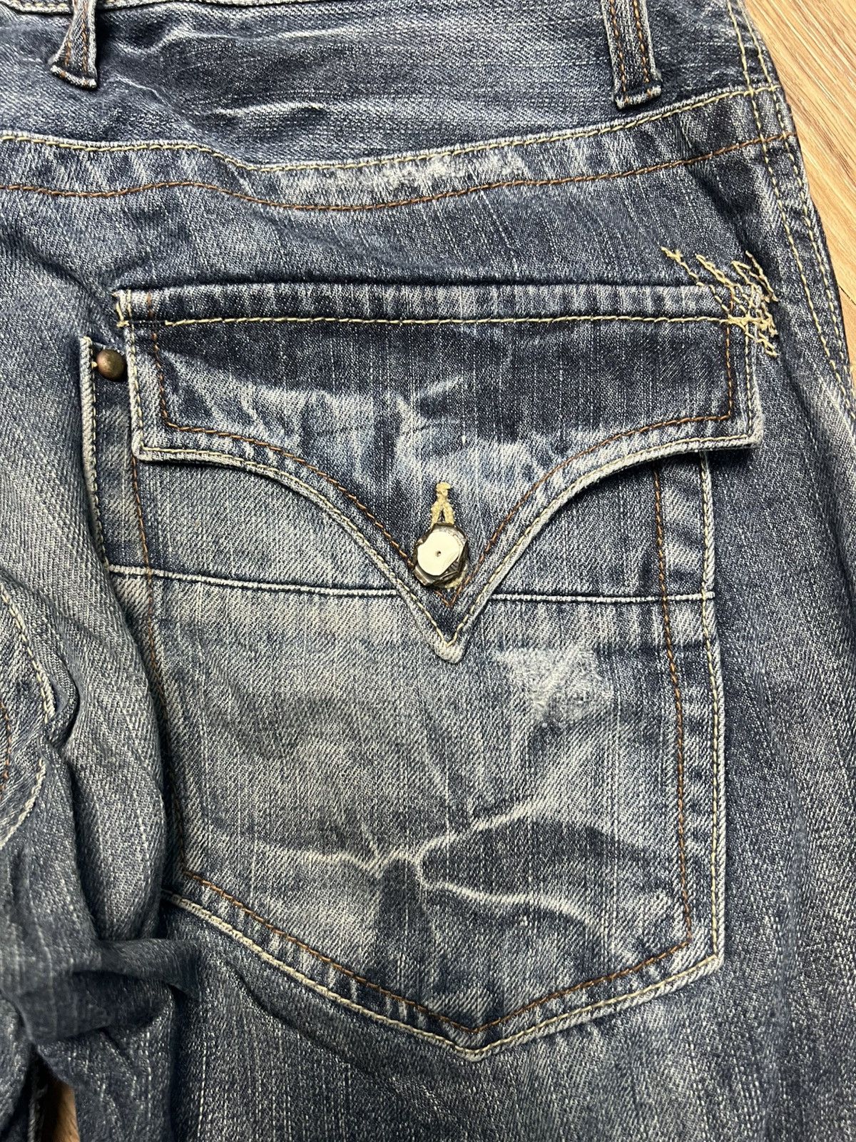 If Six Was Nine Y2K Root Three Style Baggy Jeans (41) Size US 31 - 13 Thumbnail