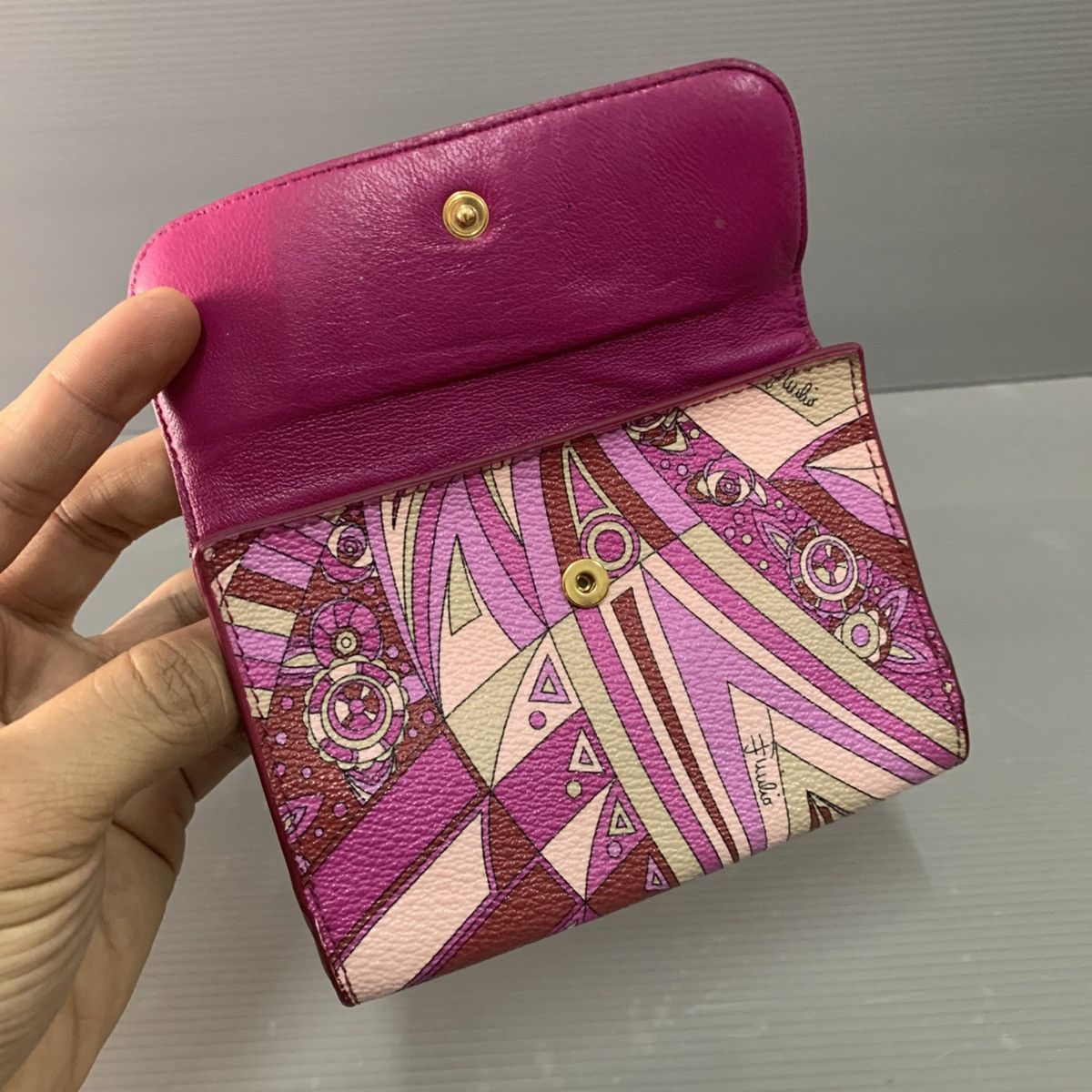 Emilio Pucci Emilio Pucci Leather Wallet Size ONE SIZE - 6 Thumbnail