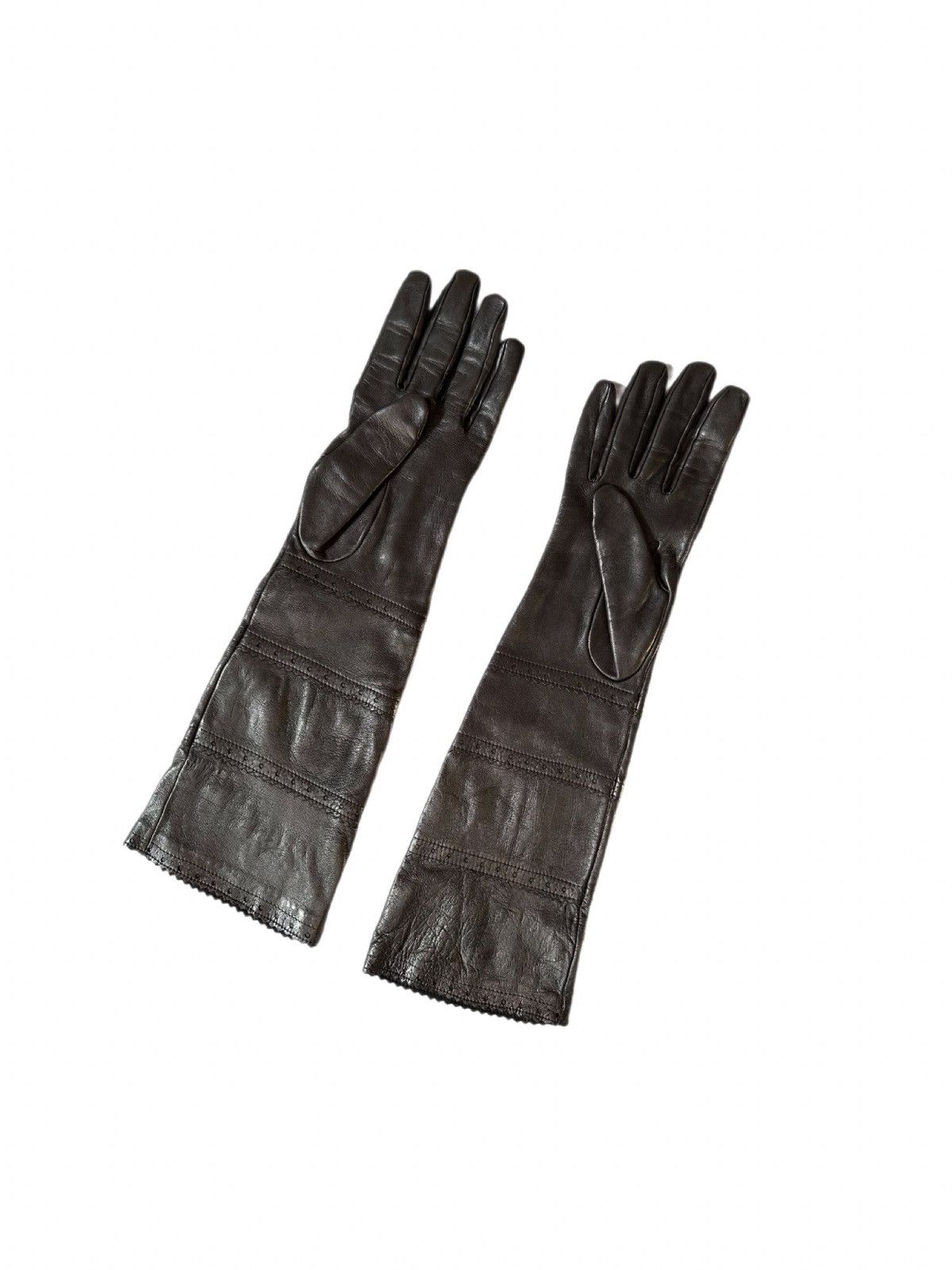 Hermes Hermès Black Lambskin Opera Gloves – Size 8 Size ONE SIZE - 3 Thumbnail