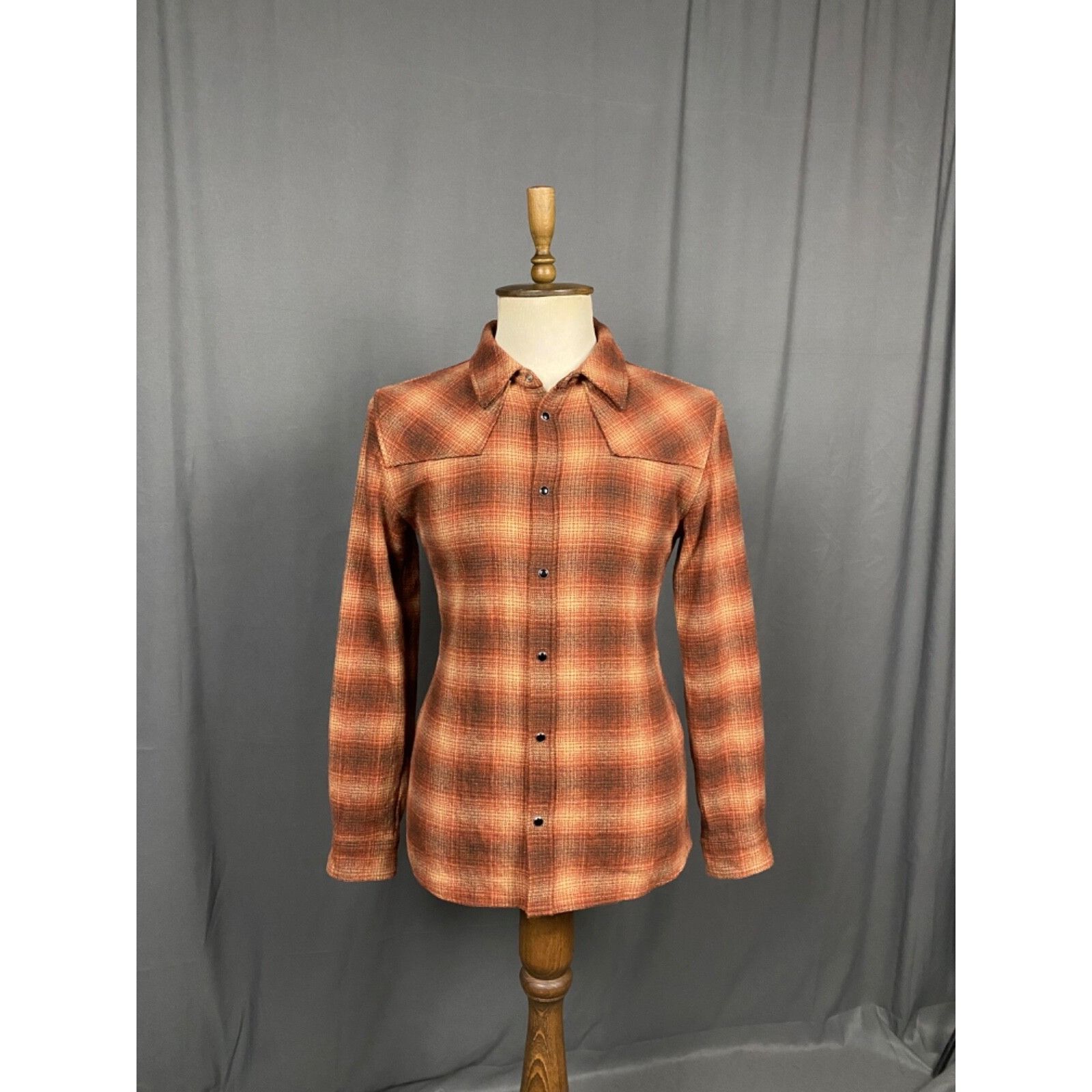 The Kooples The Kooples Men's Brown Wool Checked Overshirt Jacket Size S Size US S / EU 44-46 / 1 - 1 Thumbnail