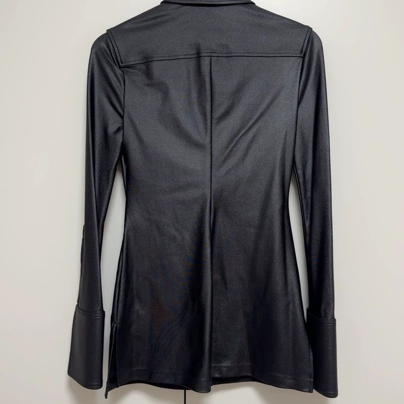 Alexander Wang Alexander Wang Crystal Cuff Long Sleeve Shirt- Size XS / US 0-2 / IT 36-38 - 8 Thumbnail