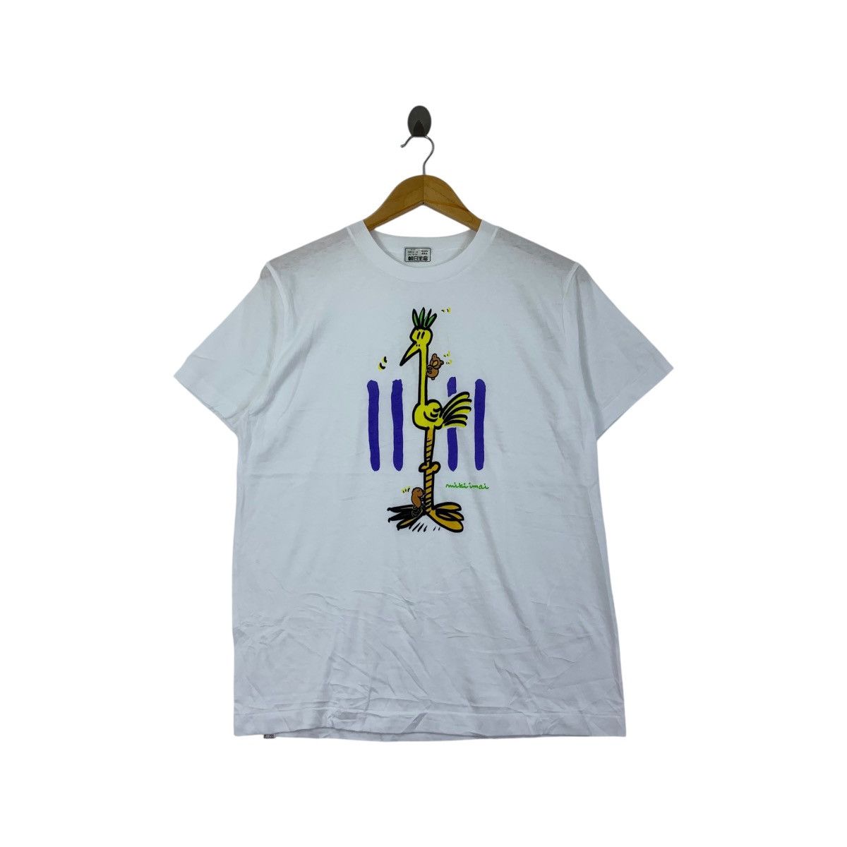 Vintage Vintage 90’ MIKI IMAI JAPAN SINGER Bird Illustration Size US S / EU 44-46 / 1 - 1 Thumbnail