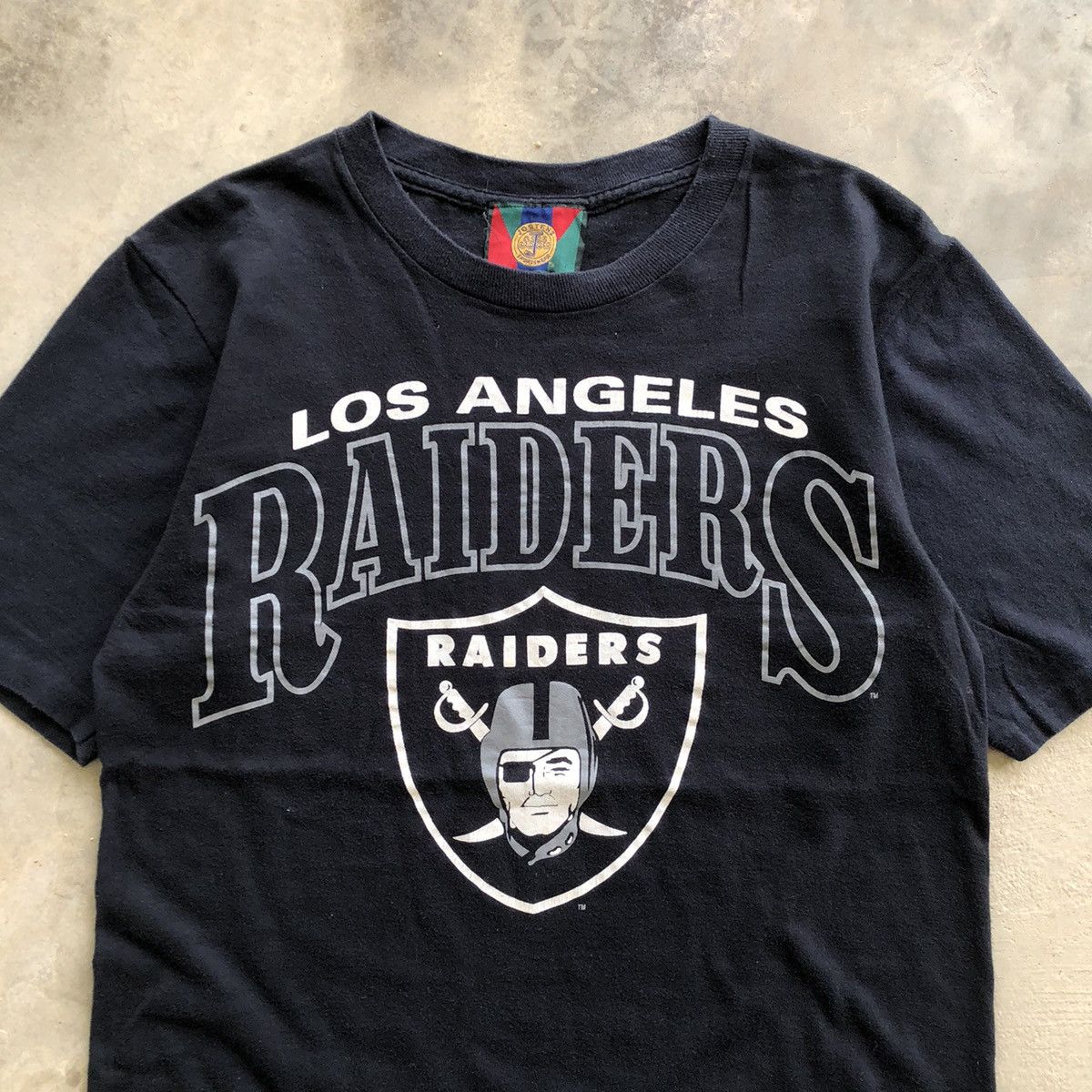 NFL × Vintage Los Angeles RAIDERS Big Logo T-Shirt Size US M / EU 48-50 / 2 - 2 Thumbnail