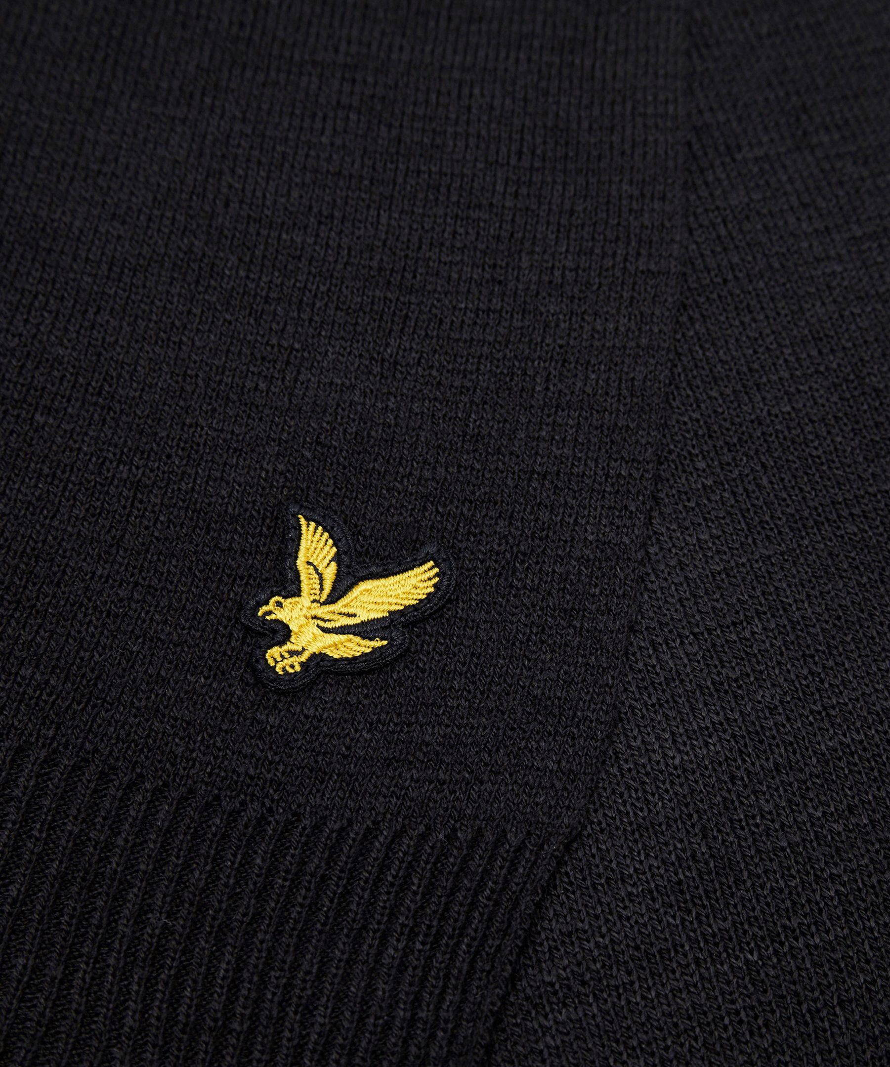 Lyle & Scott Lyle and Scott men's black scarf Size ONE SIZE - 4 Thumbnail