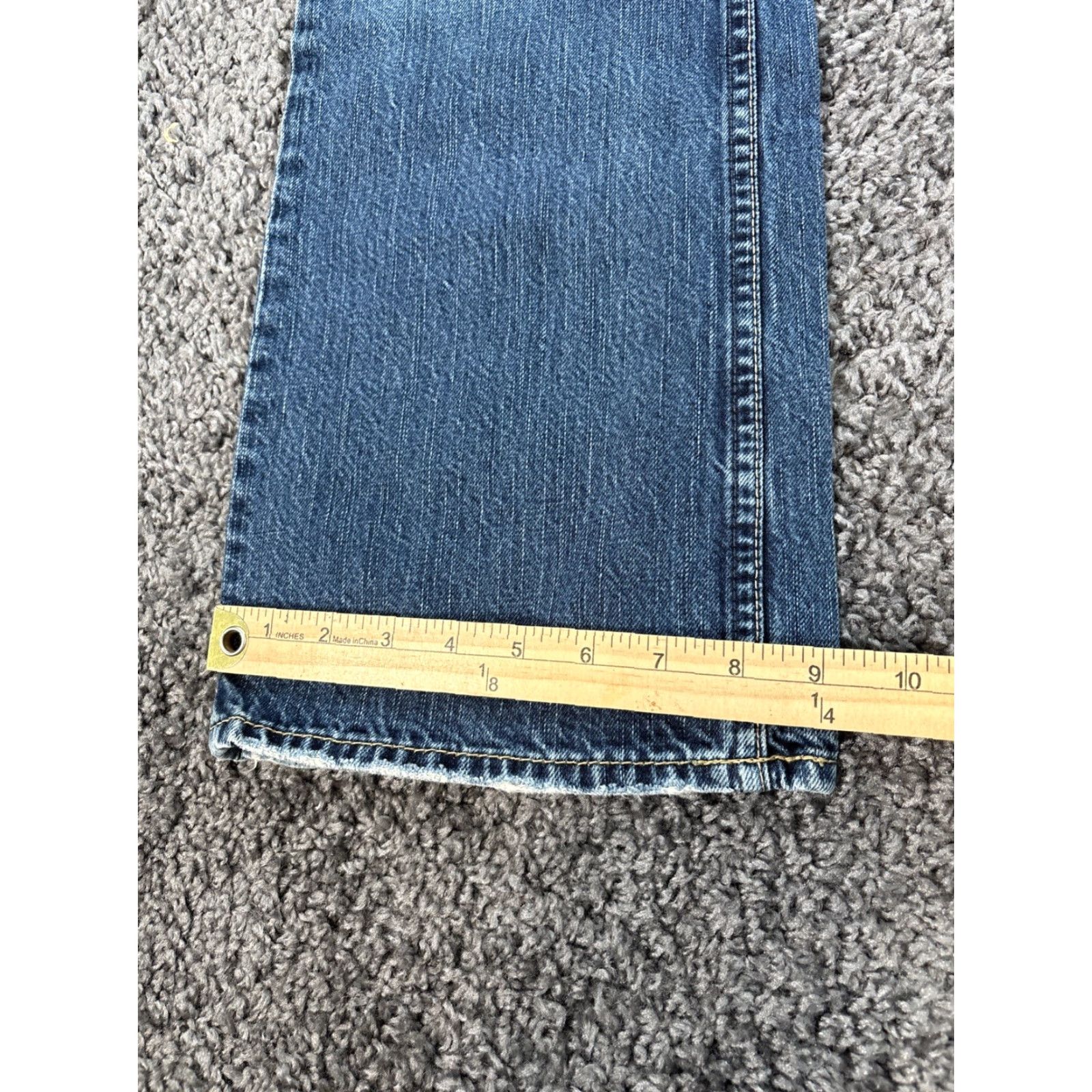 American Eagle Outfitters VINTAGE American Eagle Outfitters Jeans Men's 32x34 Bootcut Distressed Blue Denim Boots Zip Fly Regular 34 Inseam Mens Size US 32 / EU 48 - 3 Thumbnail
