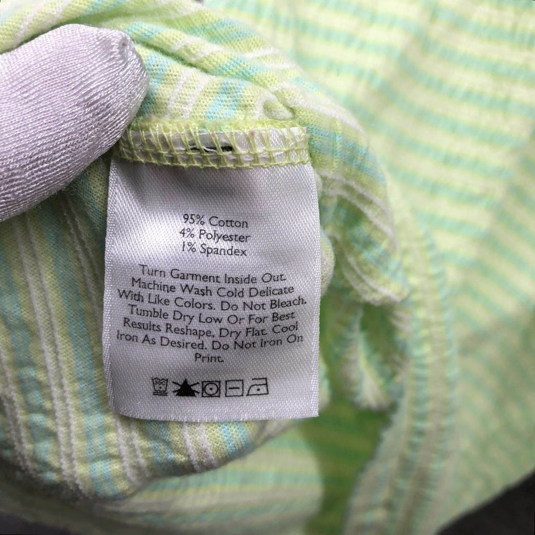 Eddie Bauer Eddie Bauer Active Shirt Womens M V-Neck Yellow Green Long Sleeve Crinkle Fabric Shirt Size M / US 6-8 / IT 42-44 - 8 Thumbnail
