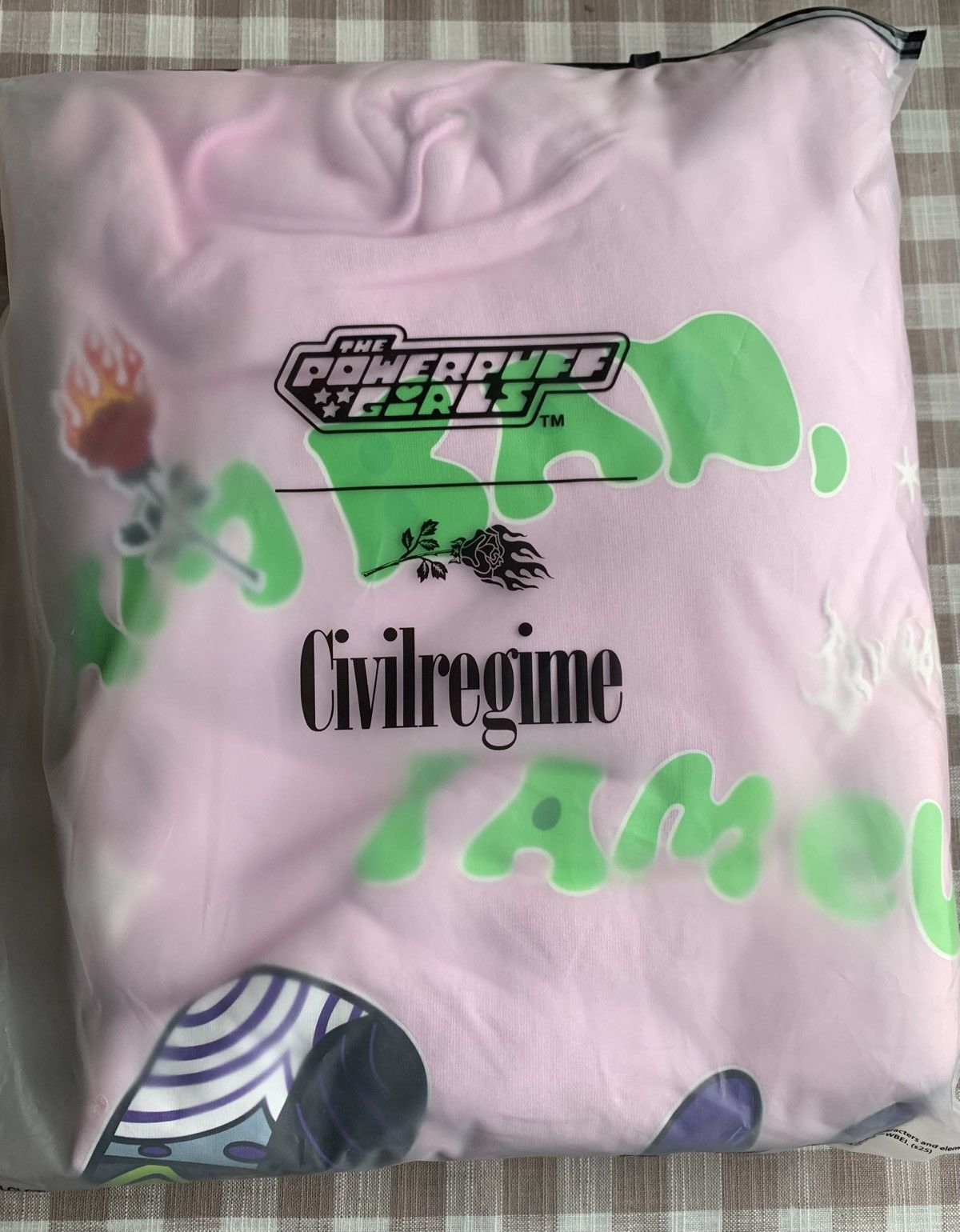 Civil Regime CIVIL REGIME POWER PUFF GIRLS BAD EVIL COZY HOODIE SIZE XL Size US XL / EU 56 / 4 - 3 Thumbnail