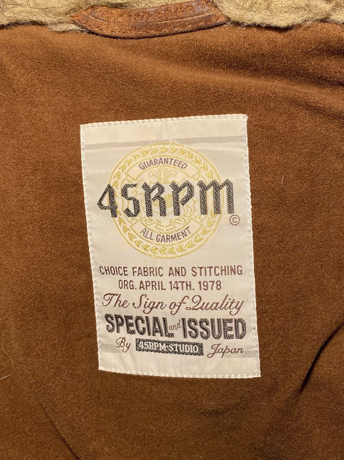 45rpm 45RPM PIG LEATHER JACKET Size M / US 6-8 / IT 42-44 - 5 Thumbnail