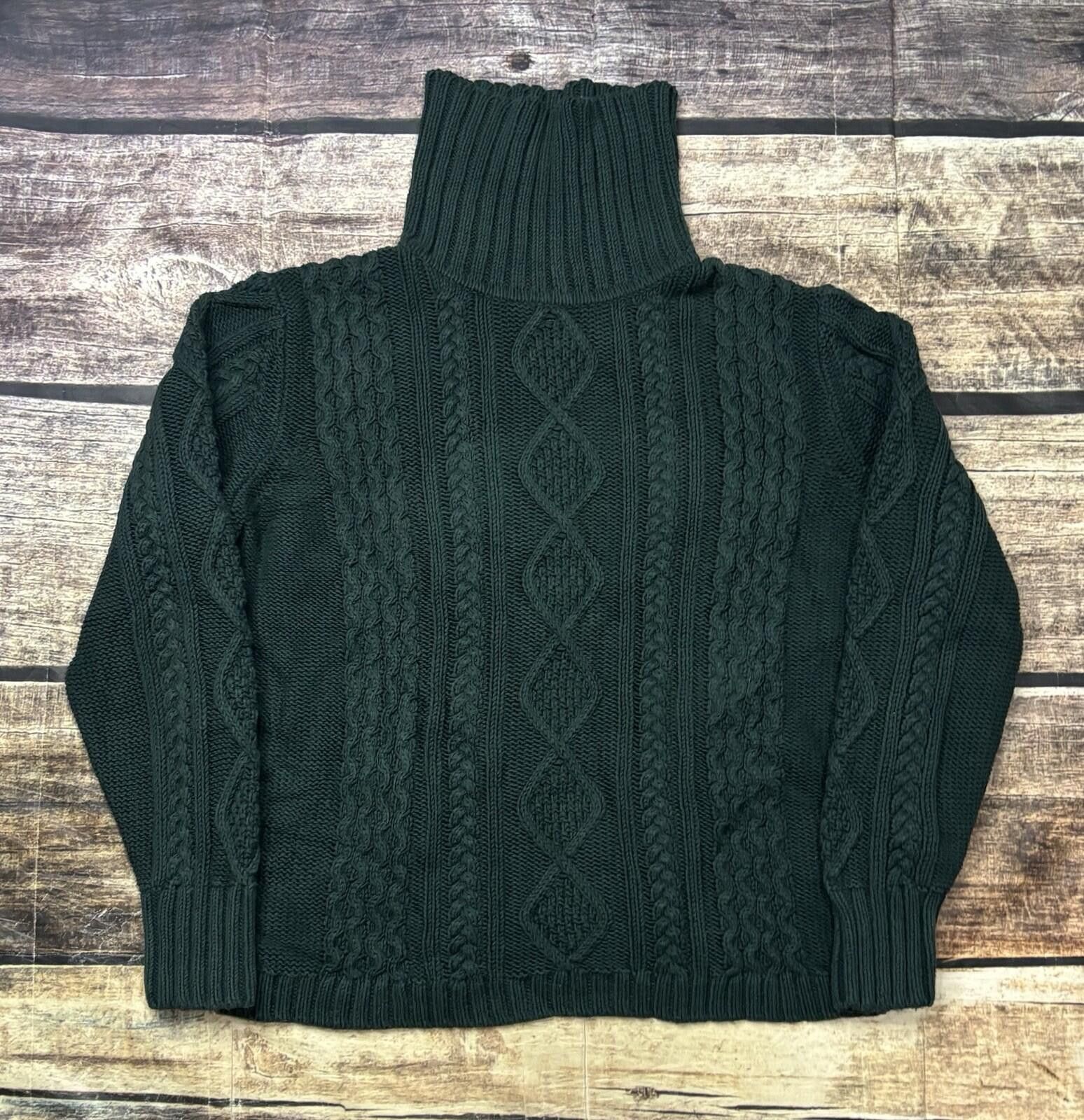 Eddie Bauer VTG Eddie Bauer Sweater Womens 2XL Fisherman Knit Turtleneck Size XXL / US 16-18 / IT 52-54 - 1 Thumbnail