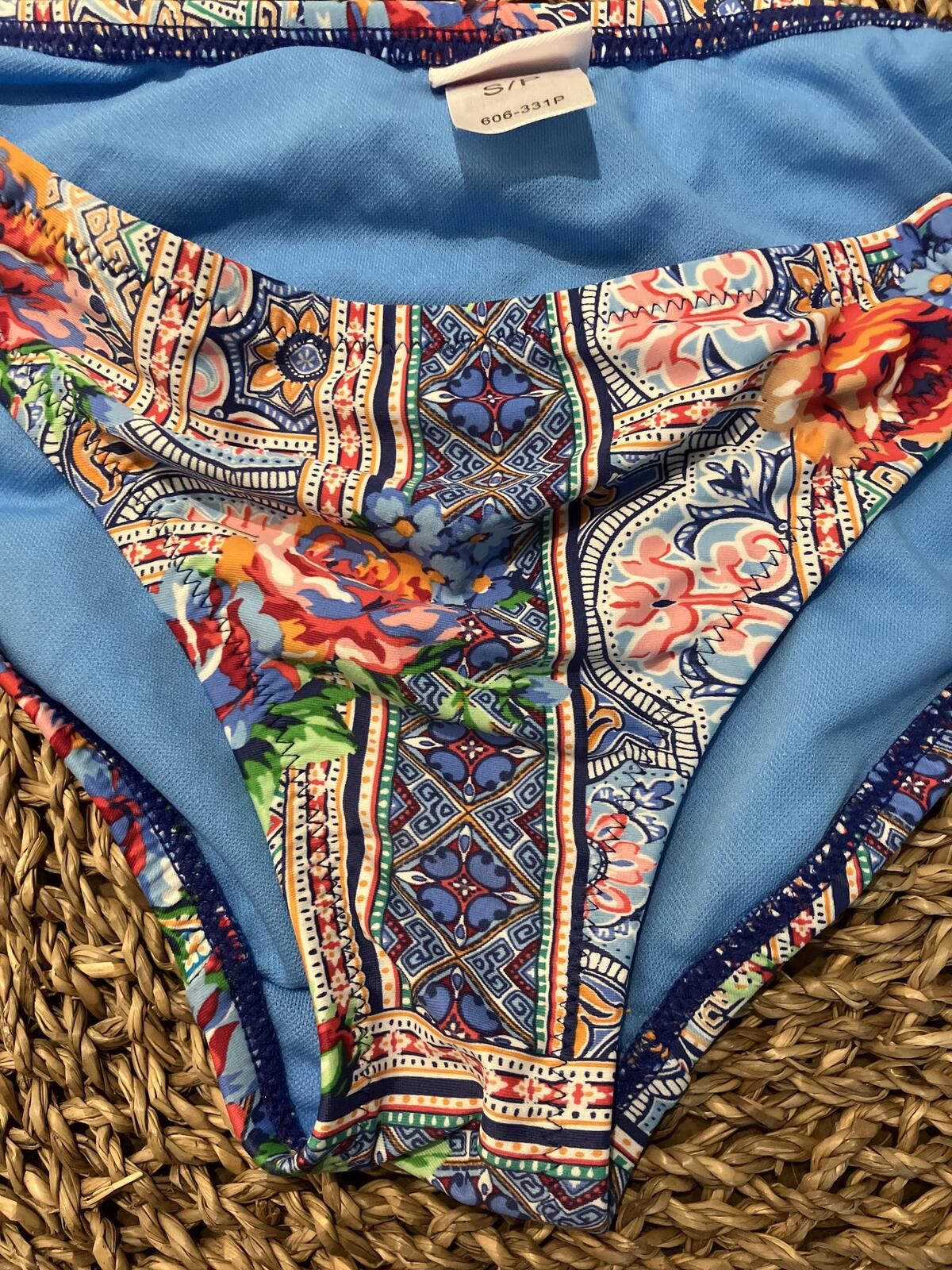Other NWT Profile Blush Bikini Bottom Size Small Floral Print Size ONE SIZE - 1 Thumbnail