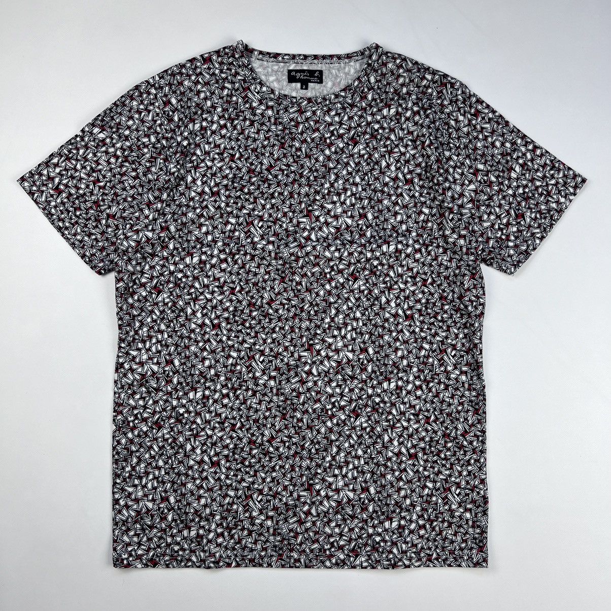 Designer × agnes b. Agnes B. Homme Paris geometric print tee Size US M / EU 48-50 / 2 - 1 Thumbnail