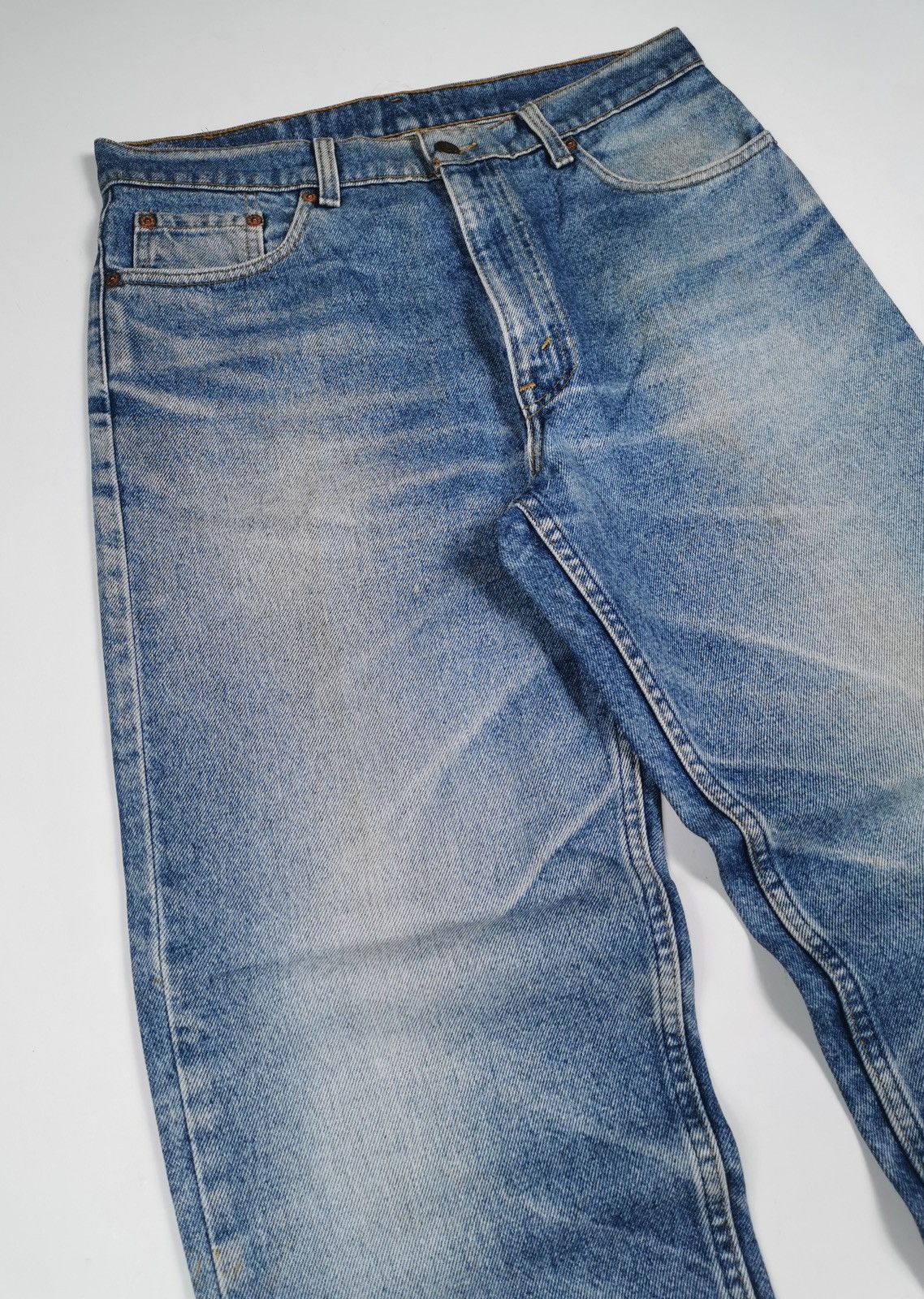 Levi's 90s Vintage Levis 610 Loose Tapered Denim Jeans Size US 32 / EU 48 - 3 Thumbnail