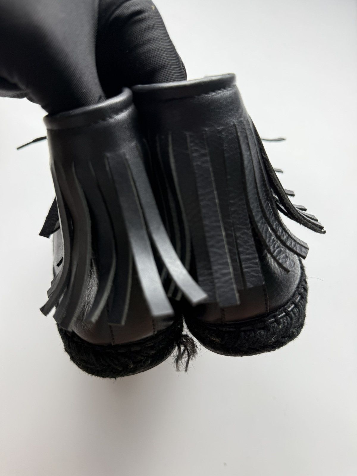 Saint Laurent Paris Saint Laurent Fringed Espadrille Boots Size US 9 / EU 42 - 8 Thumbnail