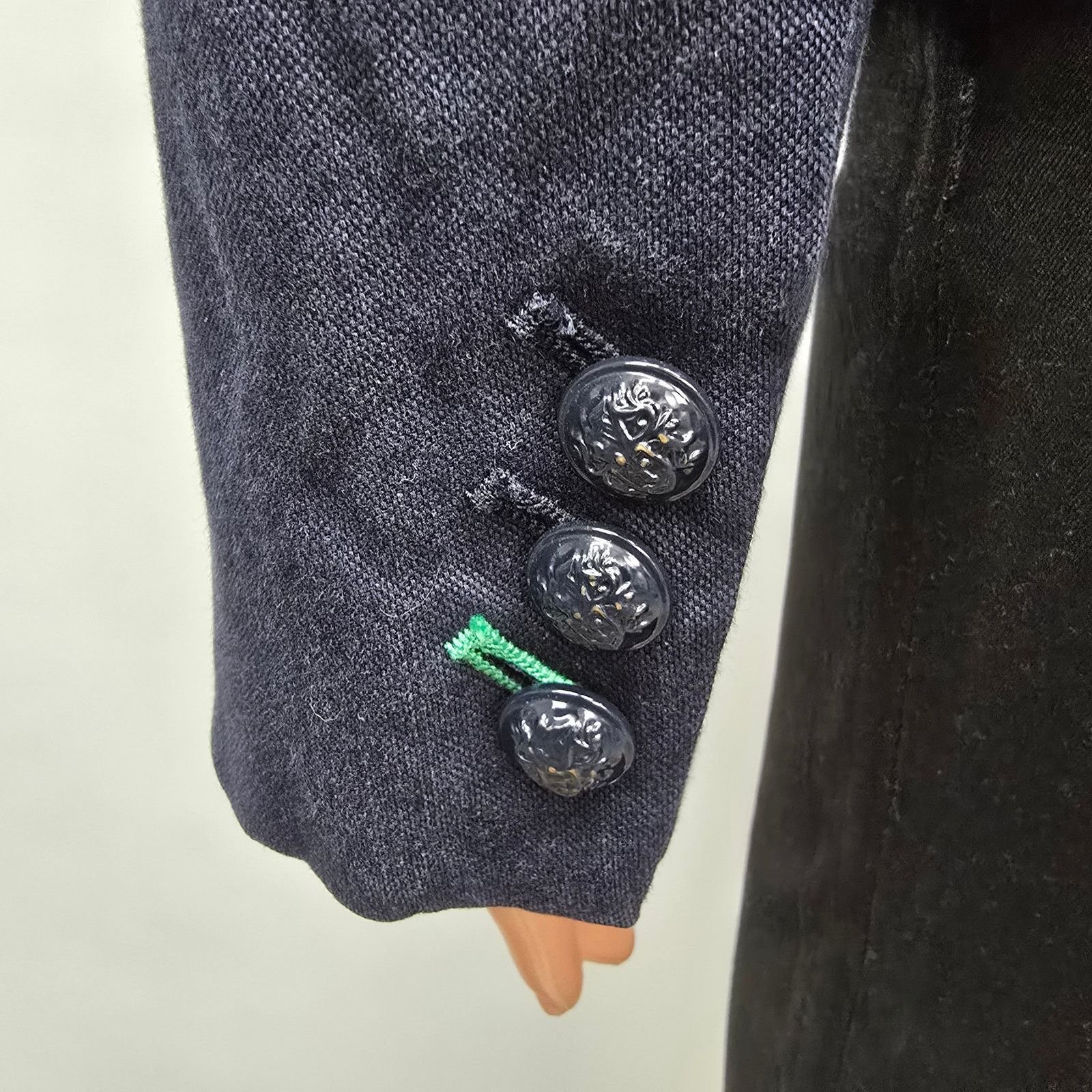 Gap GAP Academy Blazer 8 Navy Striped inside Cuffs Green Lined Size M / US 6-8 / IT 42-44 - 10 Thumbnail