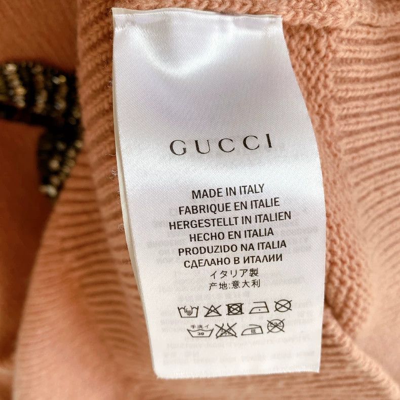 Gucci Gucci Women's lotus pink heavy industry knitted long sleeve Size XS / US 0-2 / IT 36-38 - 5 Thumbnail