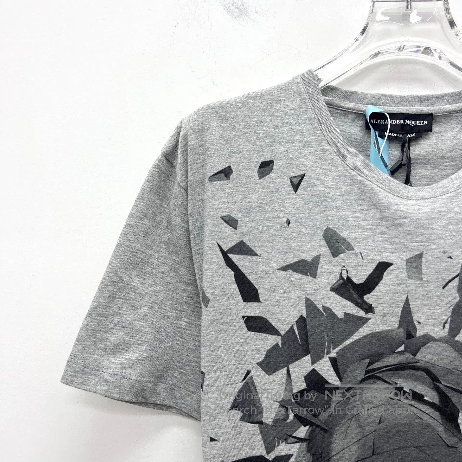 Alexander Wang Alexander Wang Grey skull print cotton round neck short sl Size US S / EU 44-46 / 1 - 3 Thumbnail