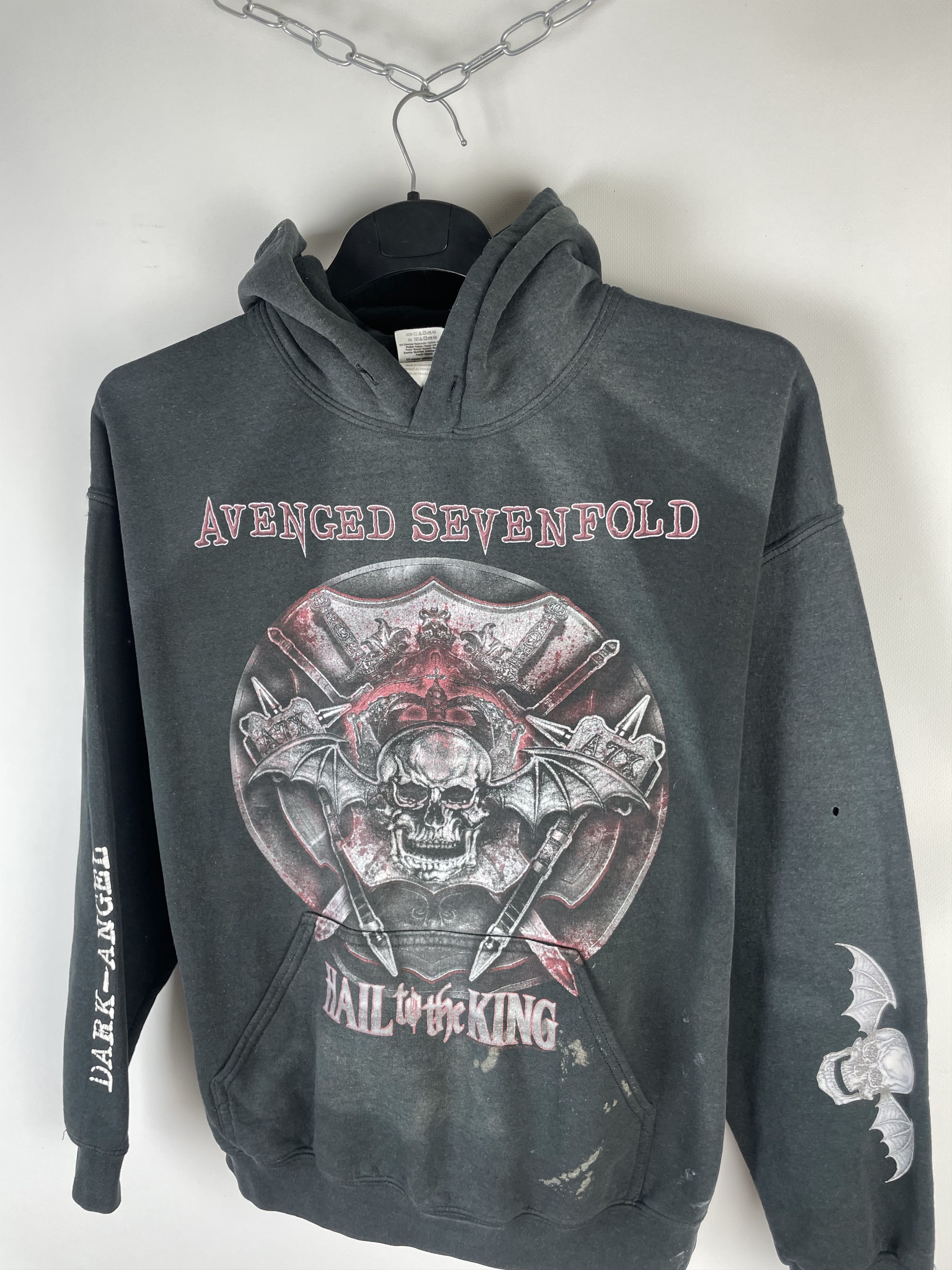 Band Tees Vintage Avenged Sevenfold Faded Band Hoodie Size US L / EU 52-54 / 3 - 4 Thumbnail