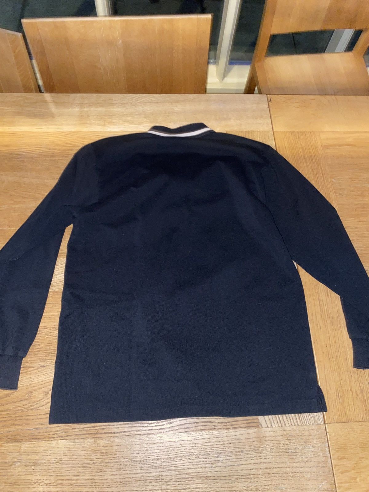 Balenciaga Vintage black balenciaga long sleeve polo Size US L / EU 52-54 / 3 - 4 Thumbnail