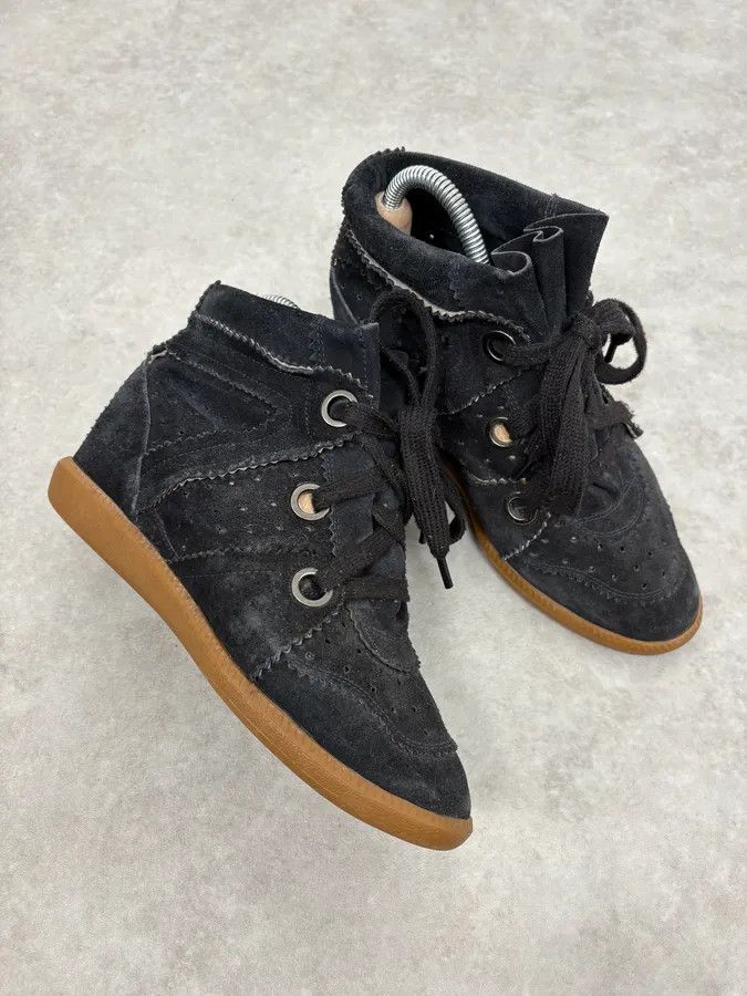 Isabel Marant Isabel Marant Black Suede High Boots Size US 7 / IT 37 - 5 Thumbnail