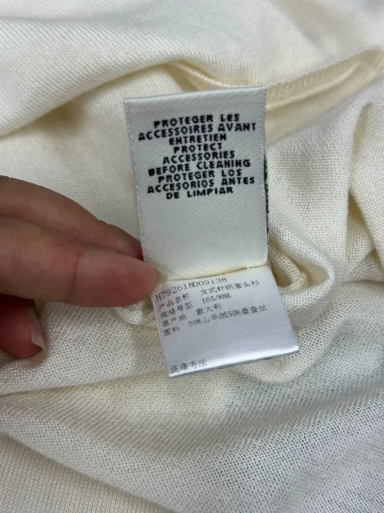 Hermes Hermes White Cashmere High Neck Sweater Size XS / US 0-2 / IT 36-38 - 7 Thumbnail