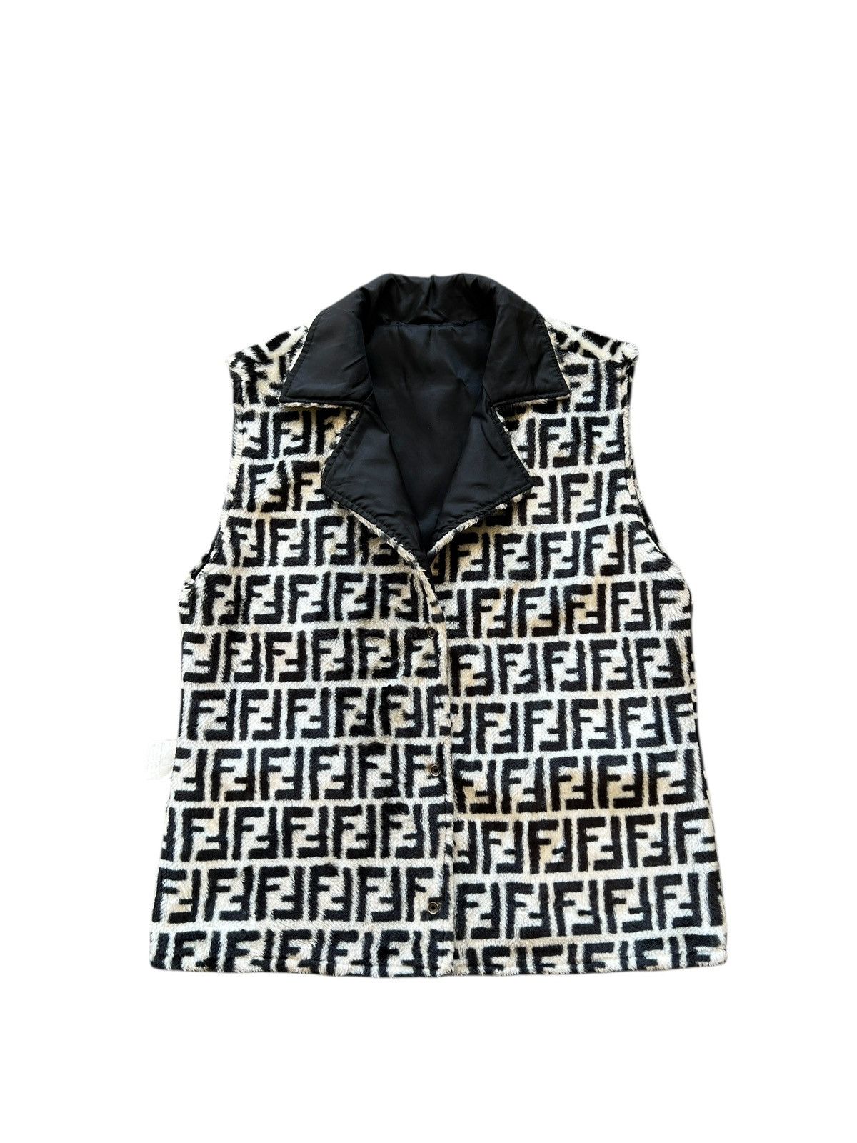 Fendi 🔥 Vintage Fendi Reversible Vest Size US M / EU 48-50 / 2 - 3 Thumbnail