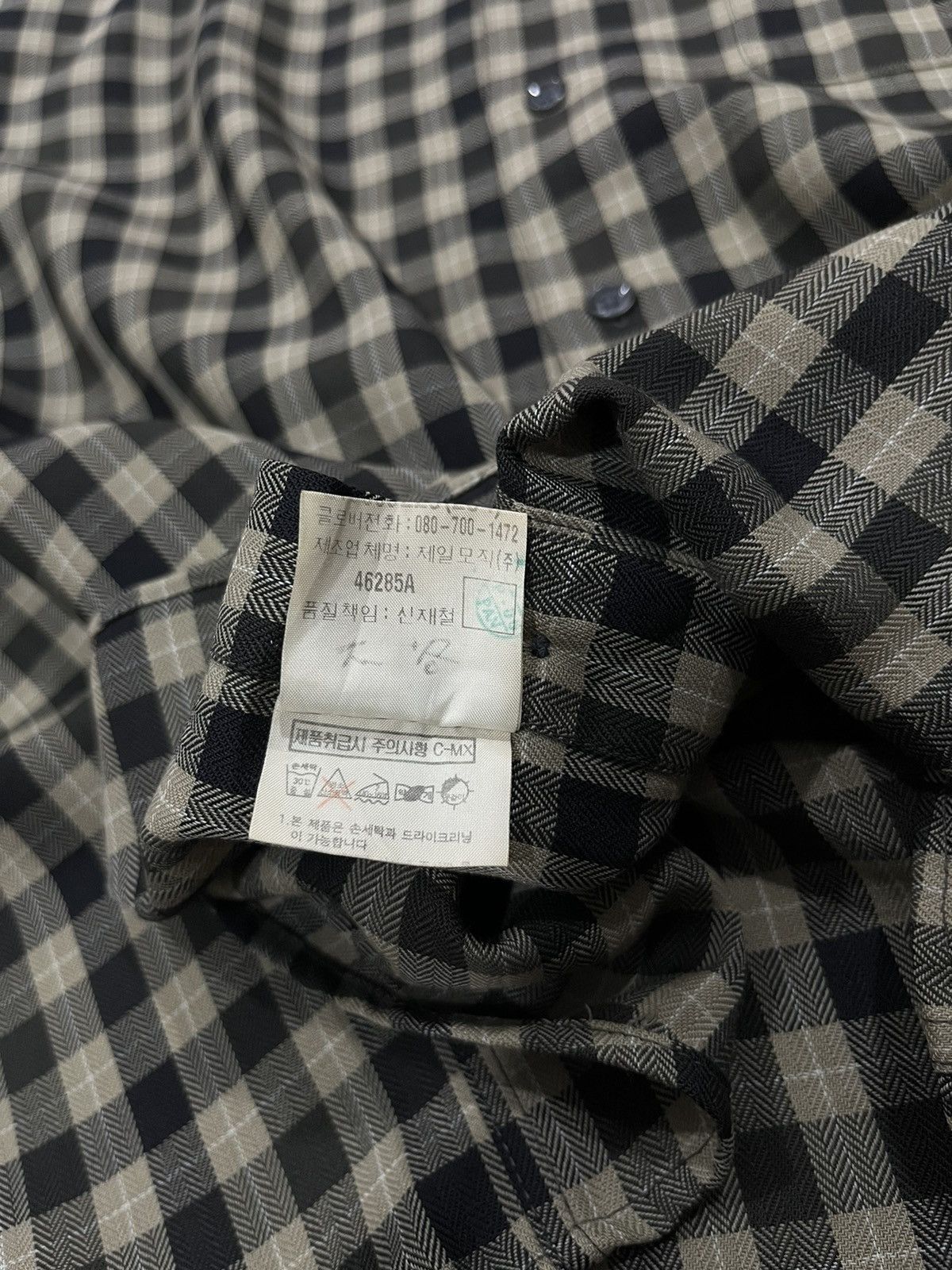 Yves Saint Laurent Vintage YvesSaintLaurent Pour Homme Check Size US XL / EU 56 / 4 - 8 Thumbnail