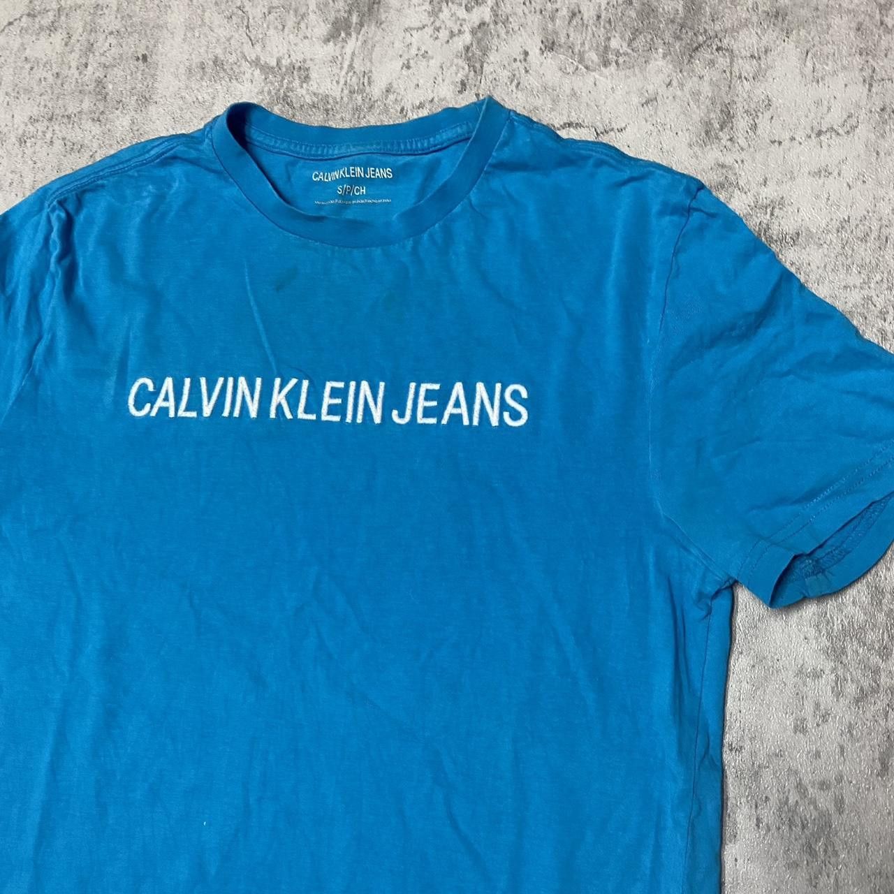 Calvin Klein Calvin Klein blue T-shirt Boxy Size US S / EU 44-46 / 1 - 2 Thumbnail