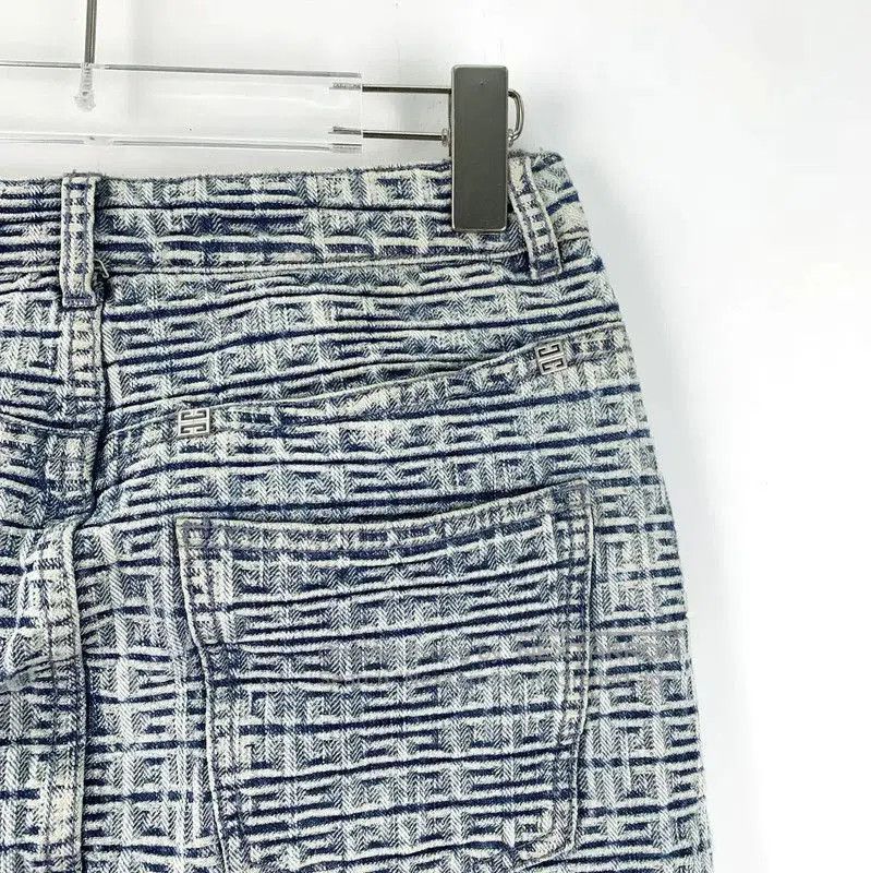 Givenchy Givenchy Light Blue Cotton Midi Skirt . Size 23" - 5 Thumbnail