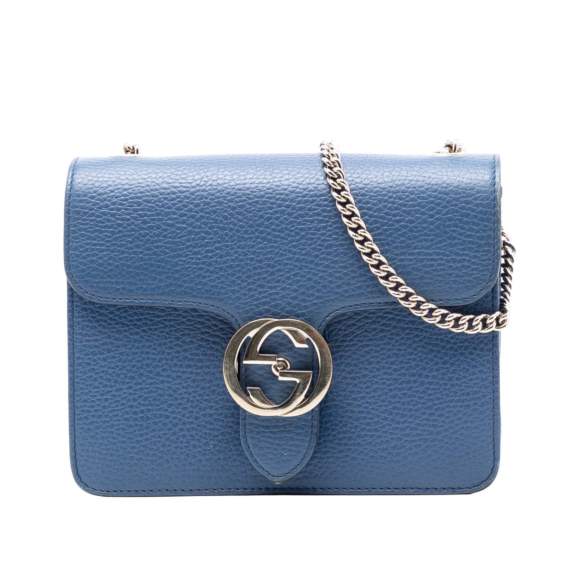 Gucci Small Dollar Calfskin Interlocking G Crossbody Size ONE SIZE - 1 Thumbnail