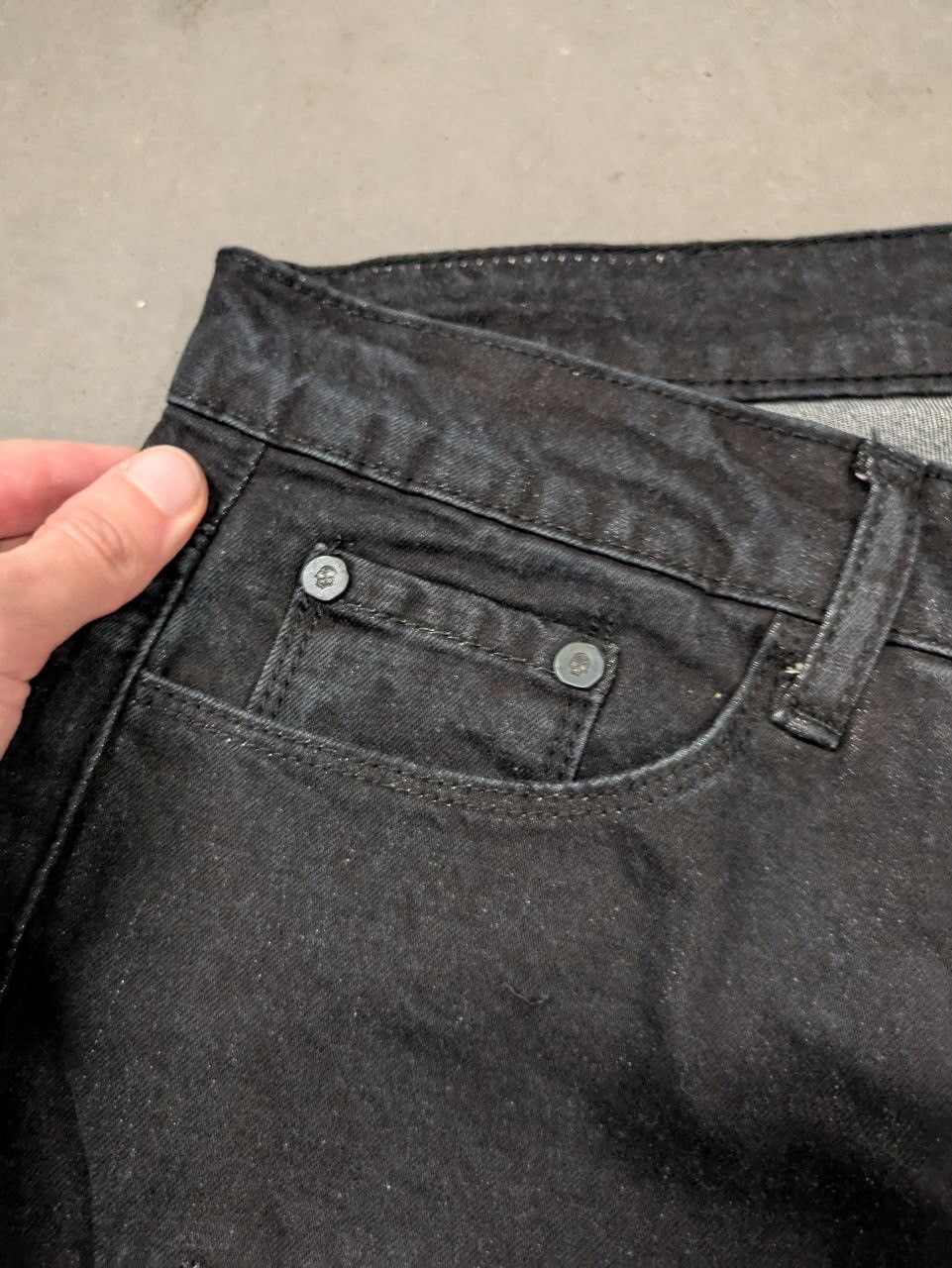 Vintage Rock Rebel distressed denim pants Size US 32 / EU 48 - 6 Thumbnail