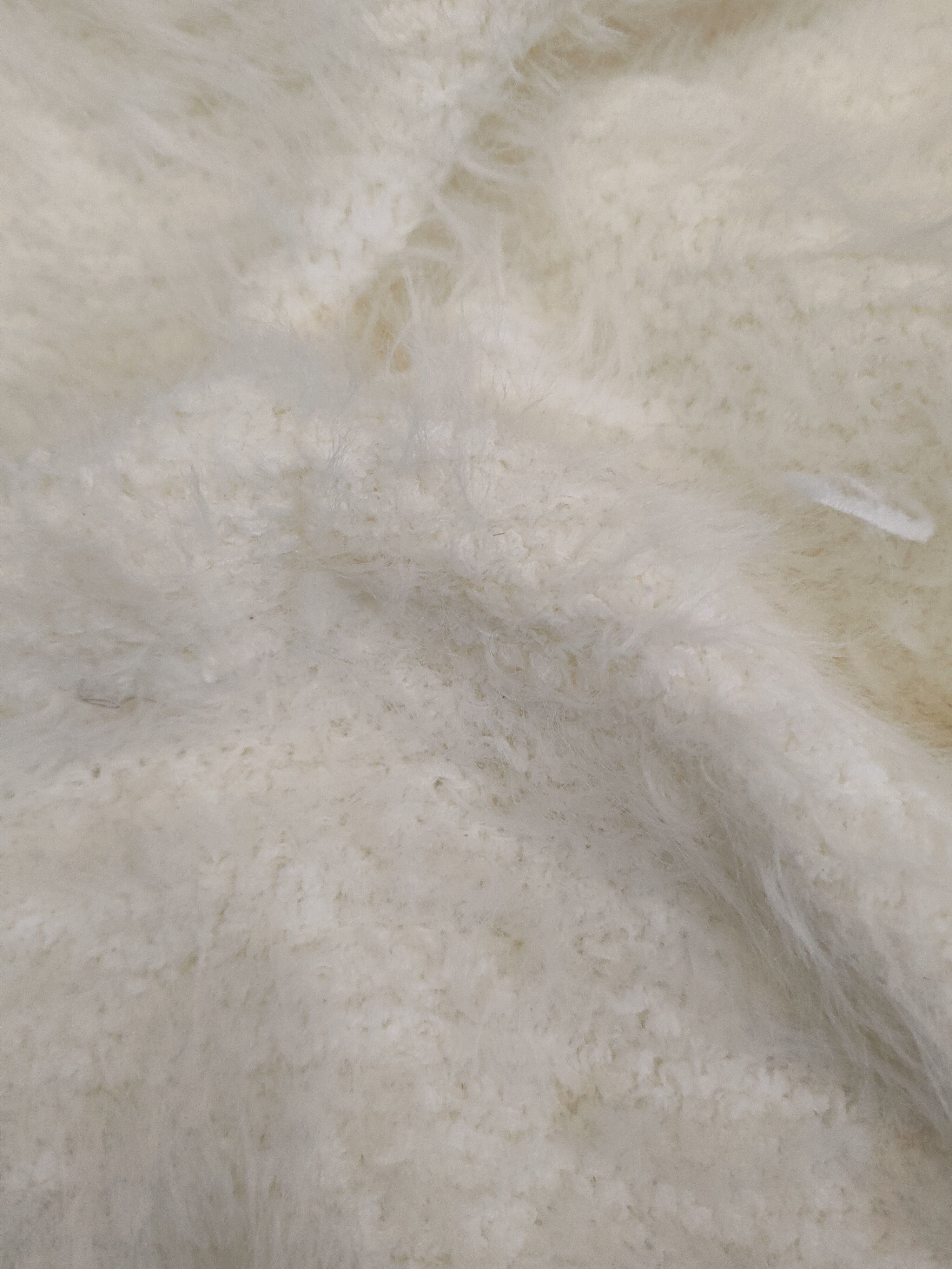 Japanese Brand DL Chocol Raffine Cream Fur Mohair Knitwear #sp46-470 Size S / US 4 / IT 40 - 13 Thumbnail