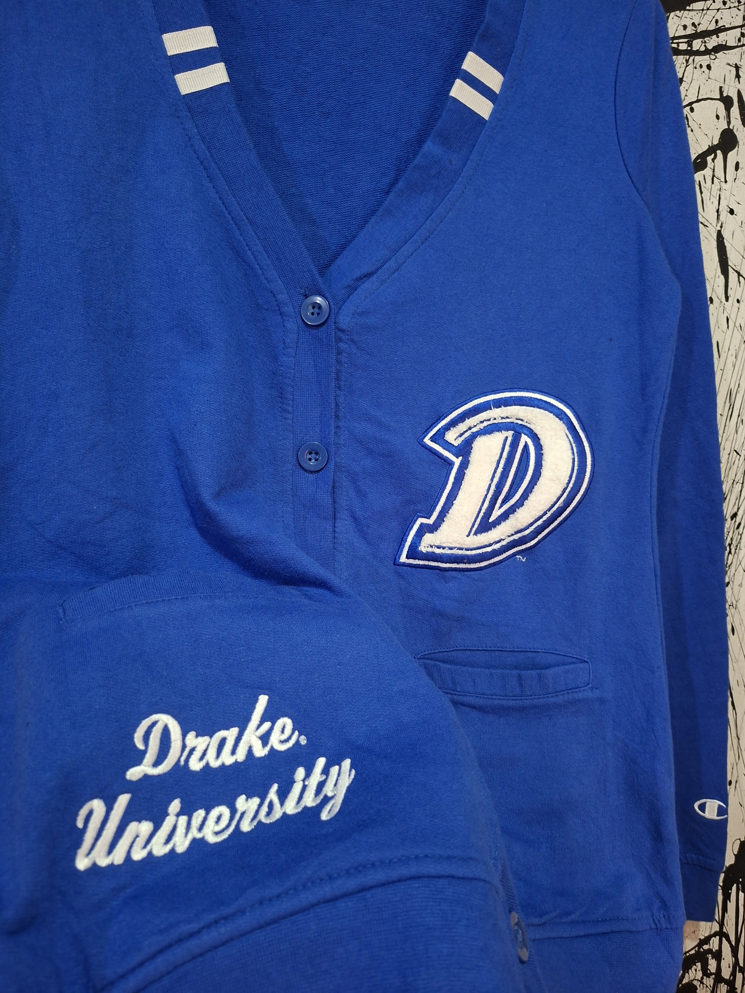 Champion CHAMPION X DRAKE UNIVERSITY ROYAL BLUE CARDIGAN Size US M / EU 48-50 / 2 - 3 Thumbnail