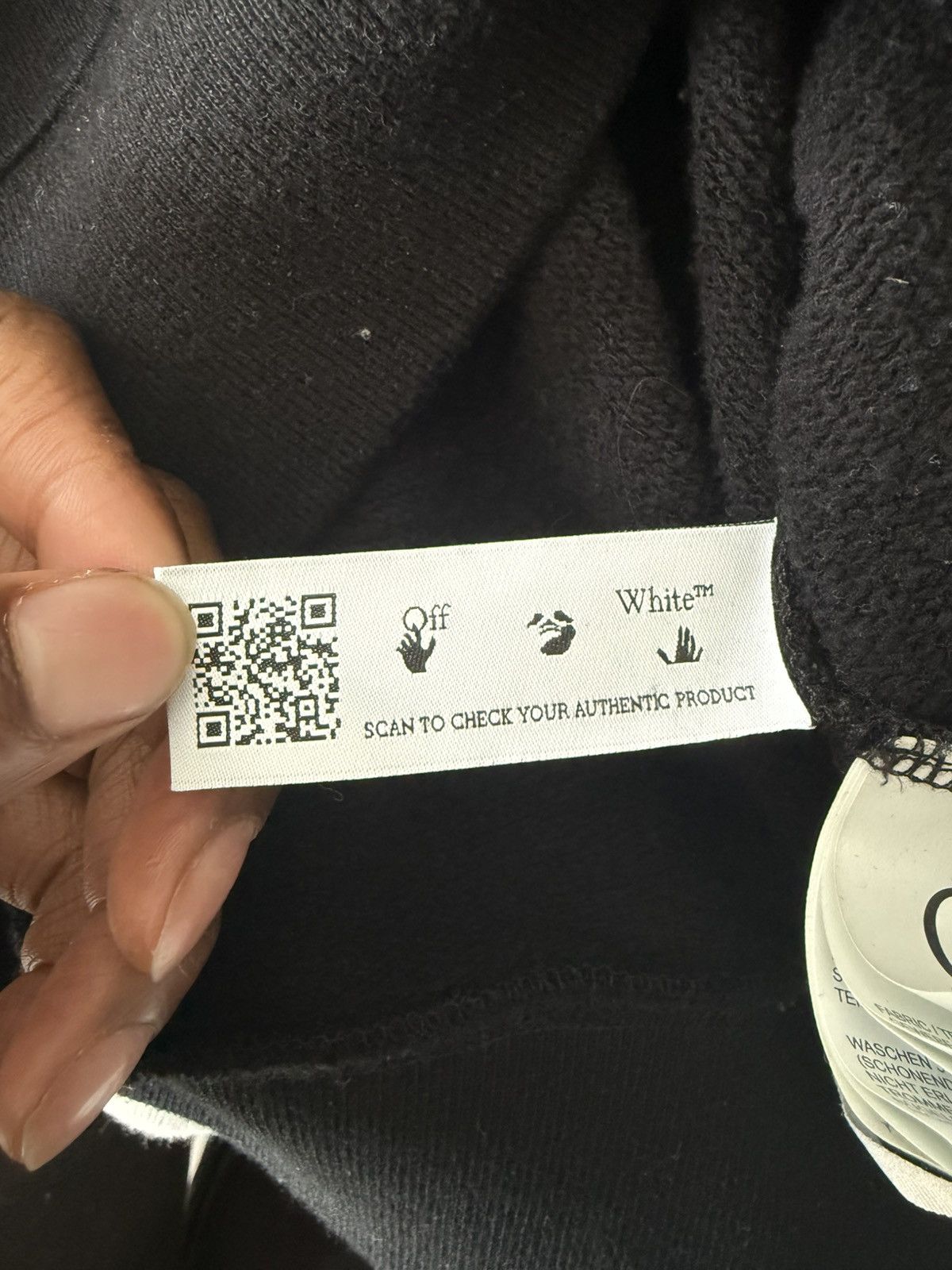 Off-White Off-White Caravaggio Black Hoodie Size US S / EU 44-46 / 1 - 5 Thumbnail