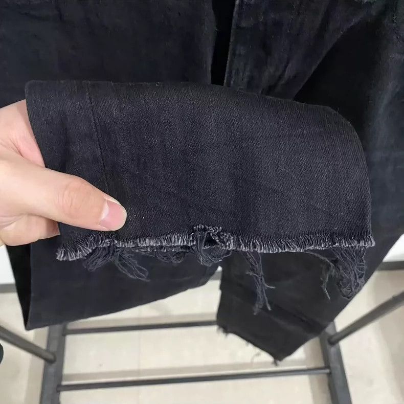 Saint Laurent Paris saint Laurent paris16ssD02 raw-edge fringe jeans 2503-Next Size US 29 - 2 Thumbnail