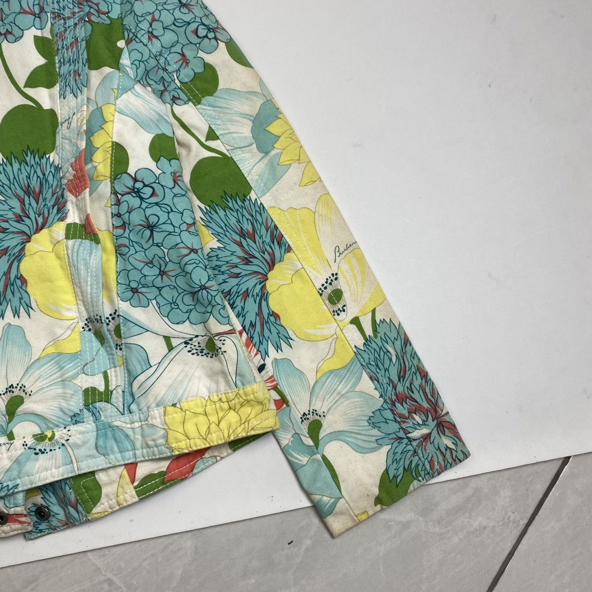 Burberry × Burberry Prorsum Burberry full colour flower pattern Jacket Size XS / US 0-2 / IT 36-38 - 12 Thumbnail