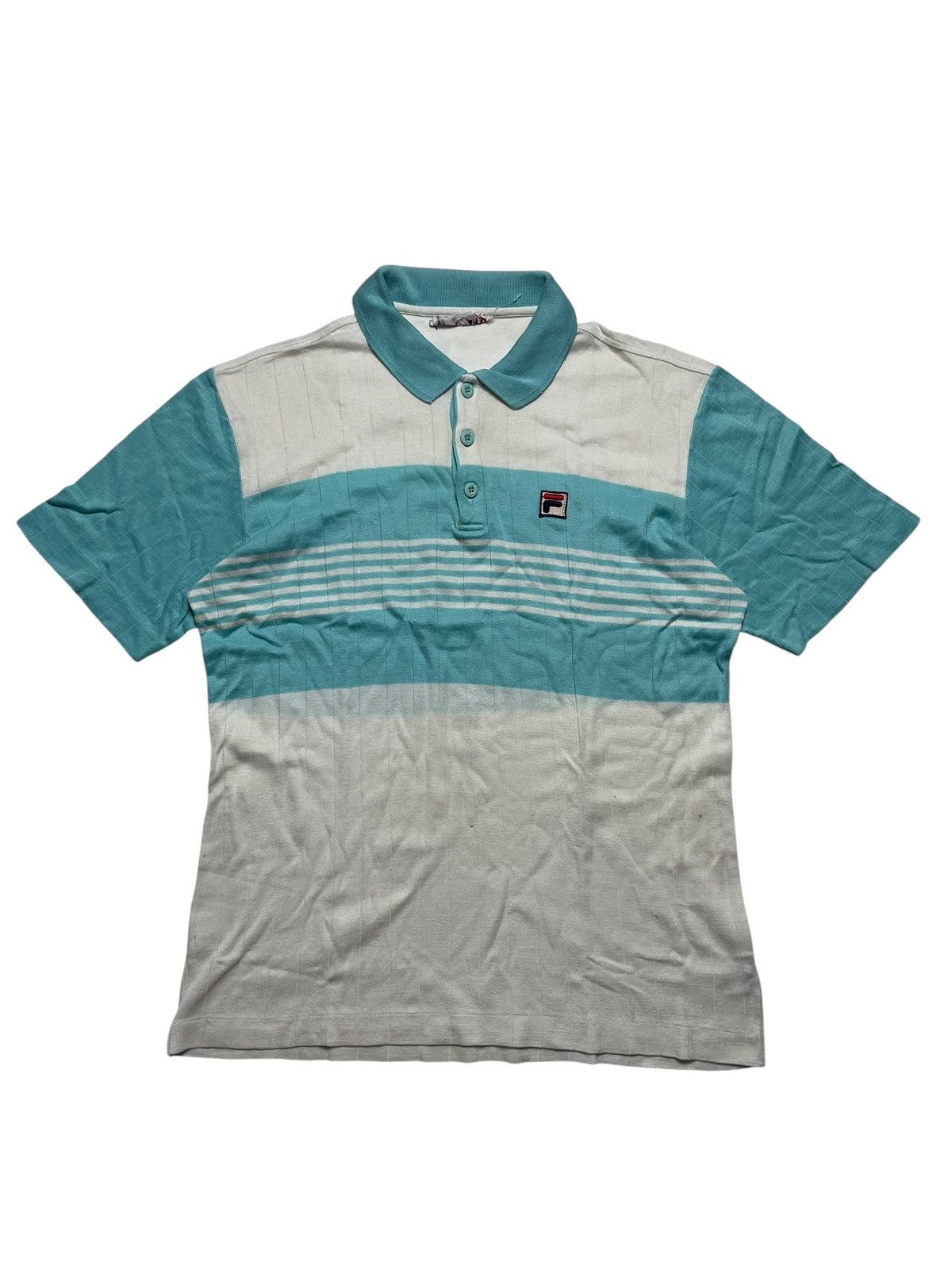 Vintage Vintage 1990 Fila Two Tone Shirt Size US S / EU 44-46 / 1 - 1 Thumbnail