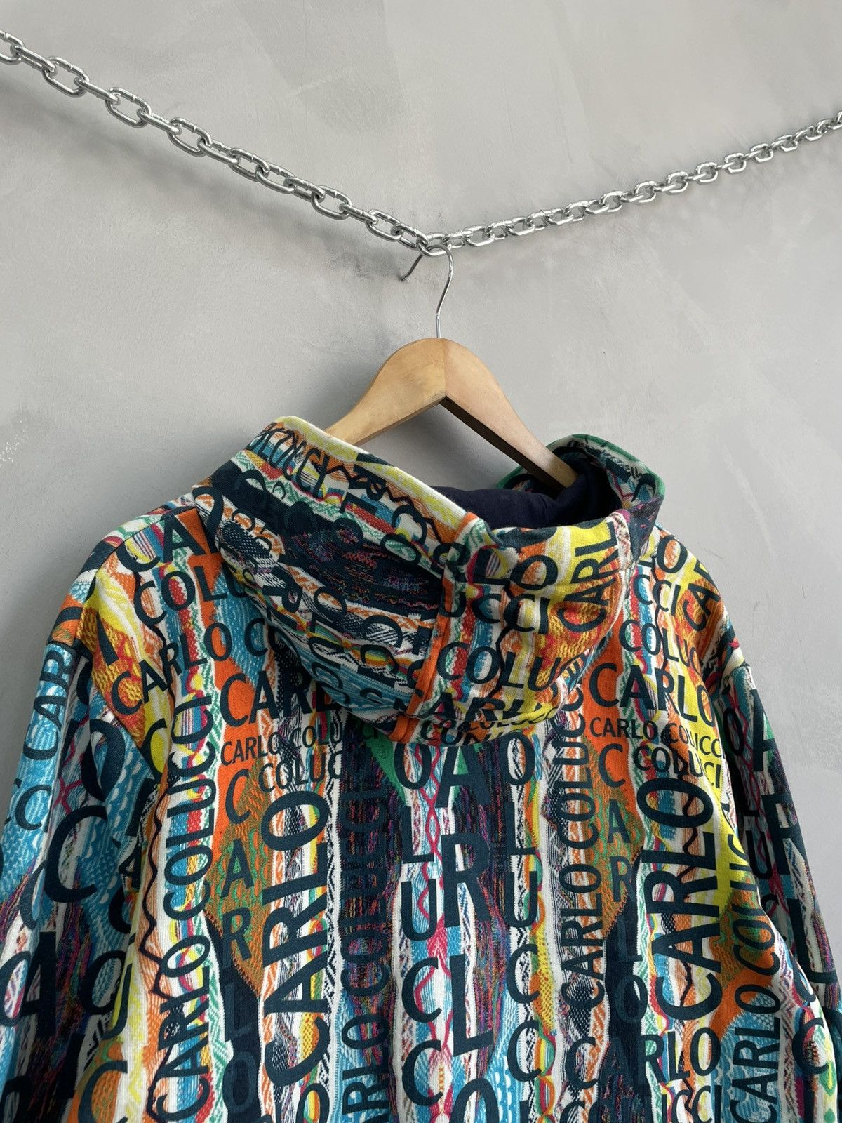 Carlo Colucci Over print carlo colucci hoodie y2k hype japanese Size US M / EU 48-50 / 2 - 9 Thumbnail