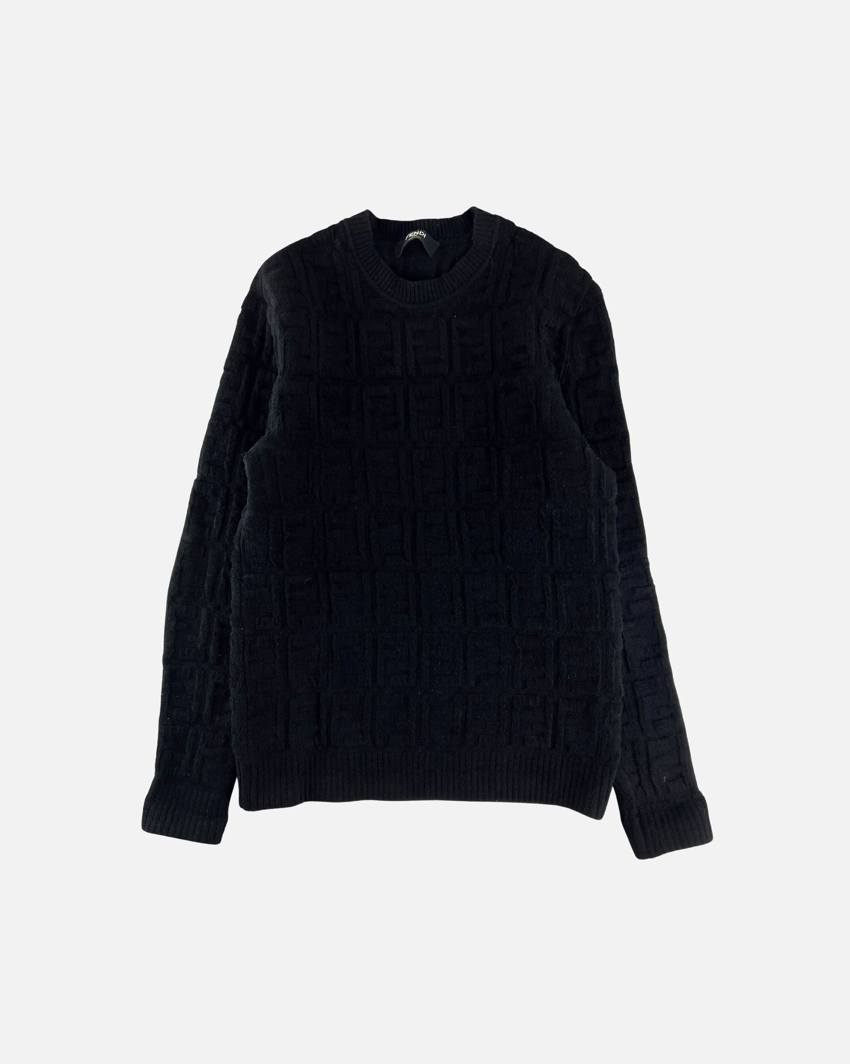Fendi Fendi Logo Knit Sweater Size US M / EU 48-50 / 2 - 1 Thumbnail