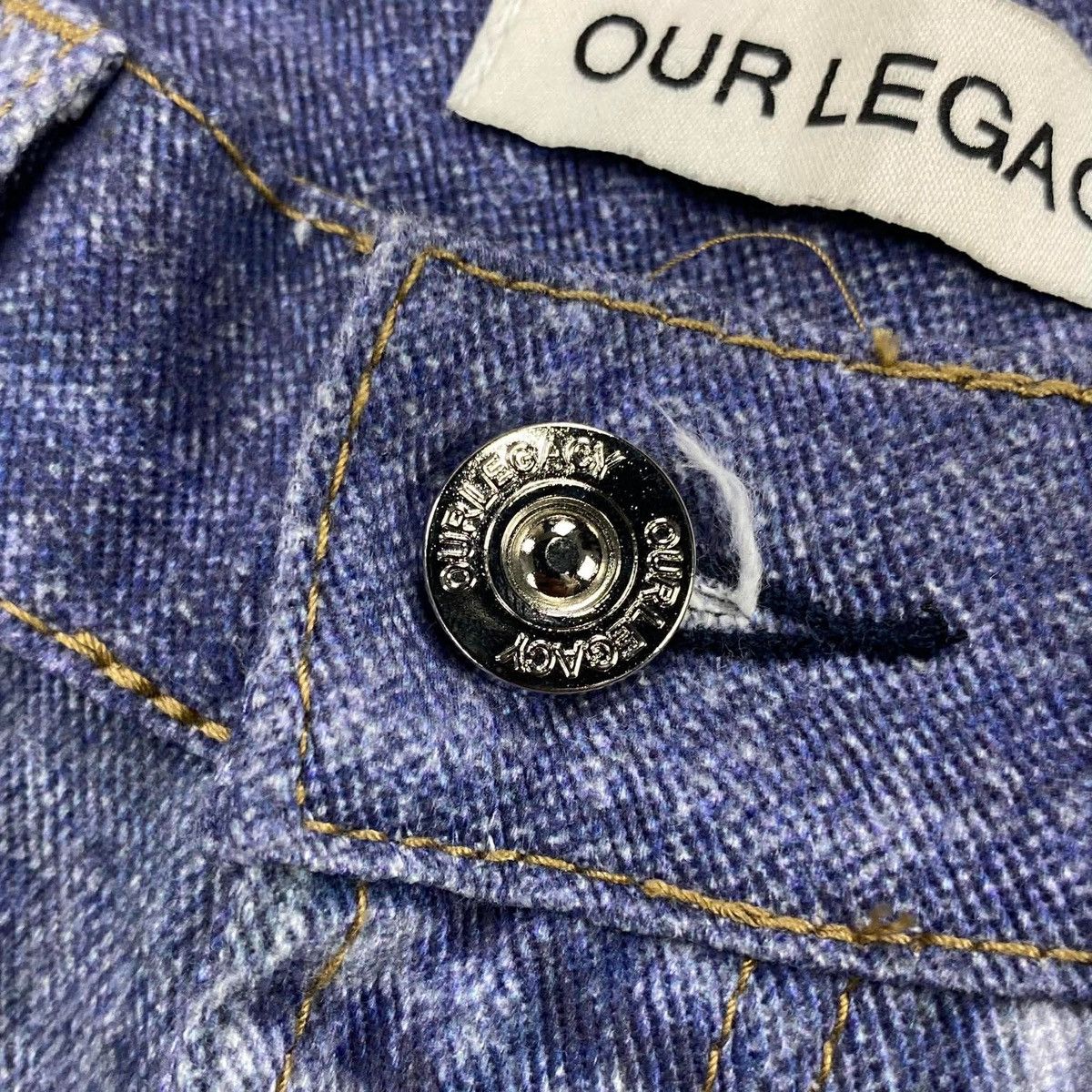 Our Legacy ‘Third Cut’ Digital Denim Print Pants Size US 31 - 9 Thumbnail