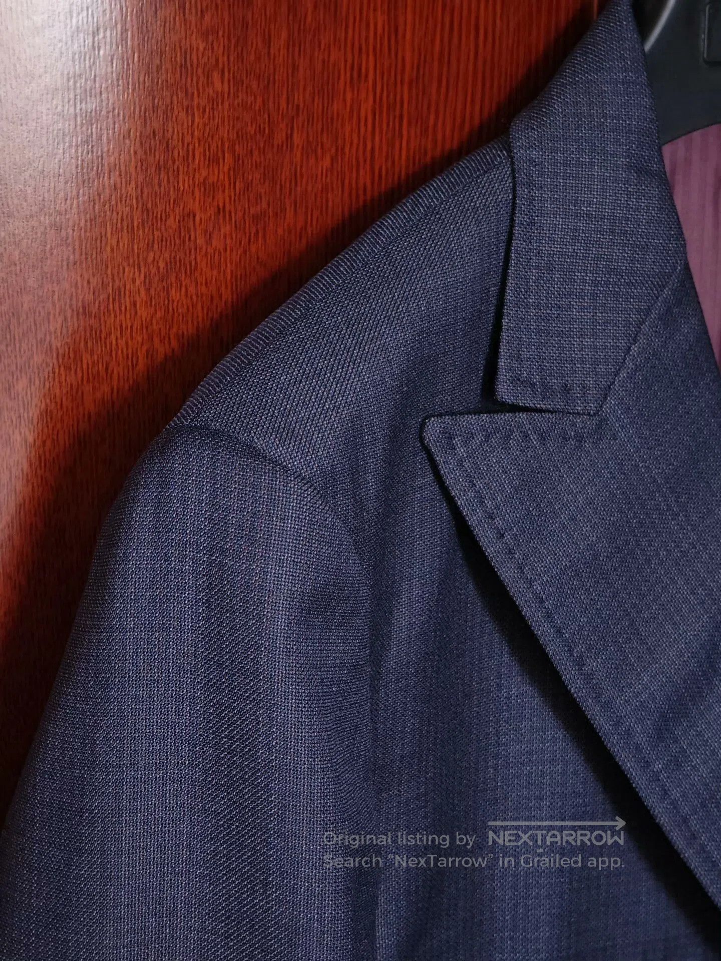 Lardini Custom Double-Breasted Wool Suit. Size US M / EU 48-50 / 2 - 4 Thumbnail
