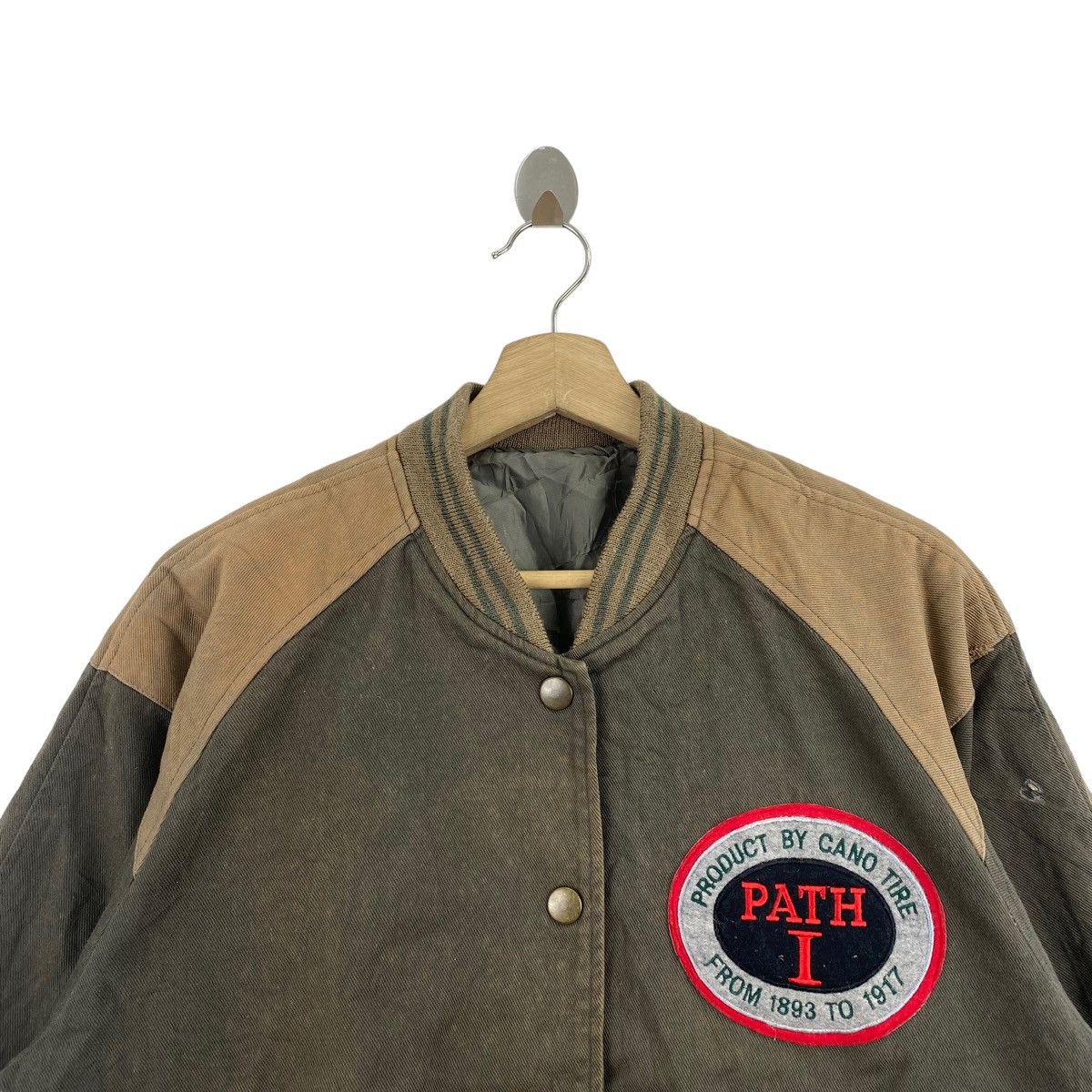 Vintage Vintage 80s PATH I Product By Cano Tire Brand Tag Bomber Size US L / EU 52-54 / 3 - 2 Thumbnail