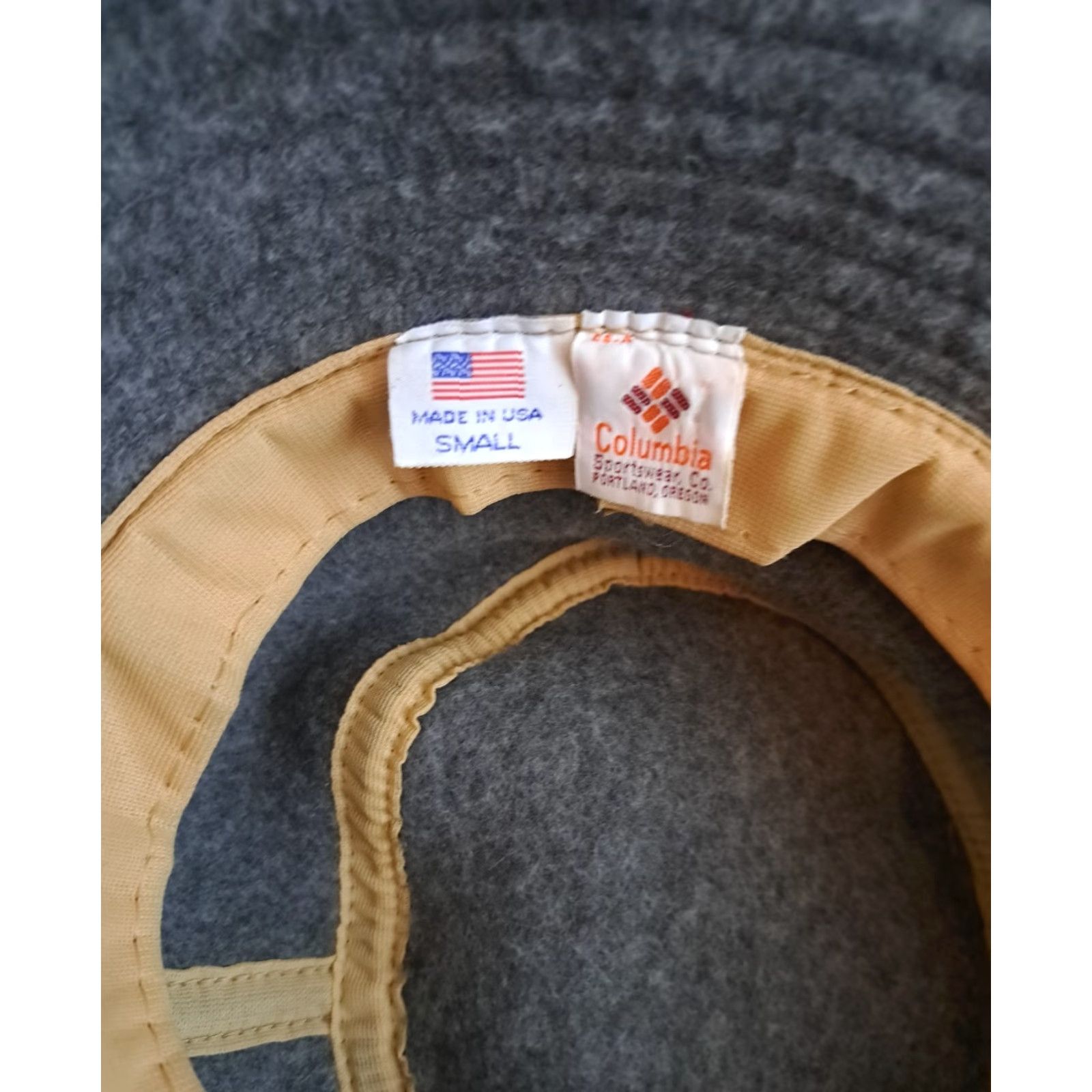 Vintage VINTAGE Columbia Wool Grey Sunday Fedora Hat USA Small/Adjustable 7 1/4 Men Fedora Church Holiday Cap Size ONE SIZE - 4 Thumbnail