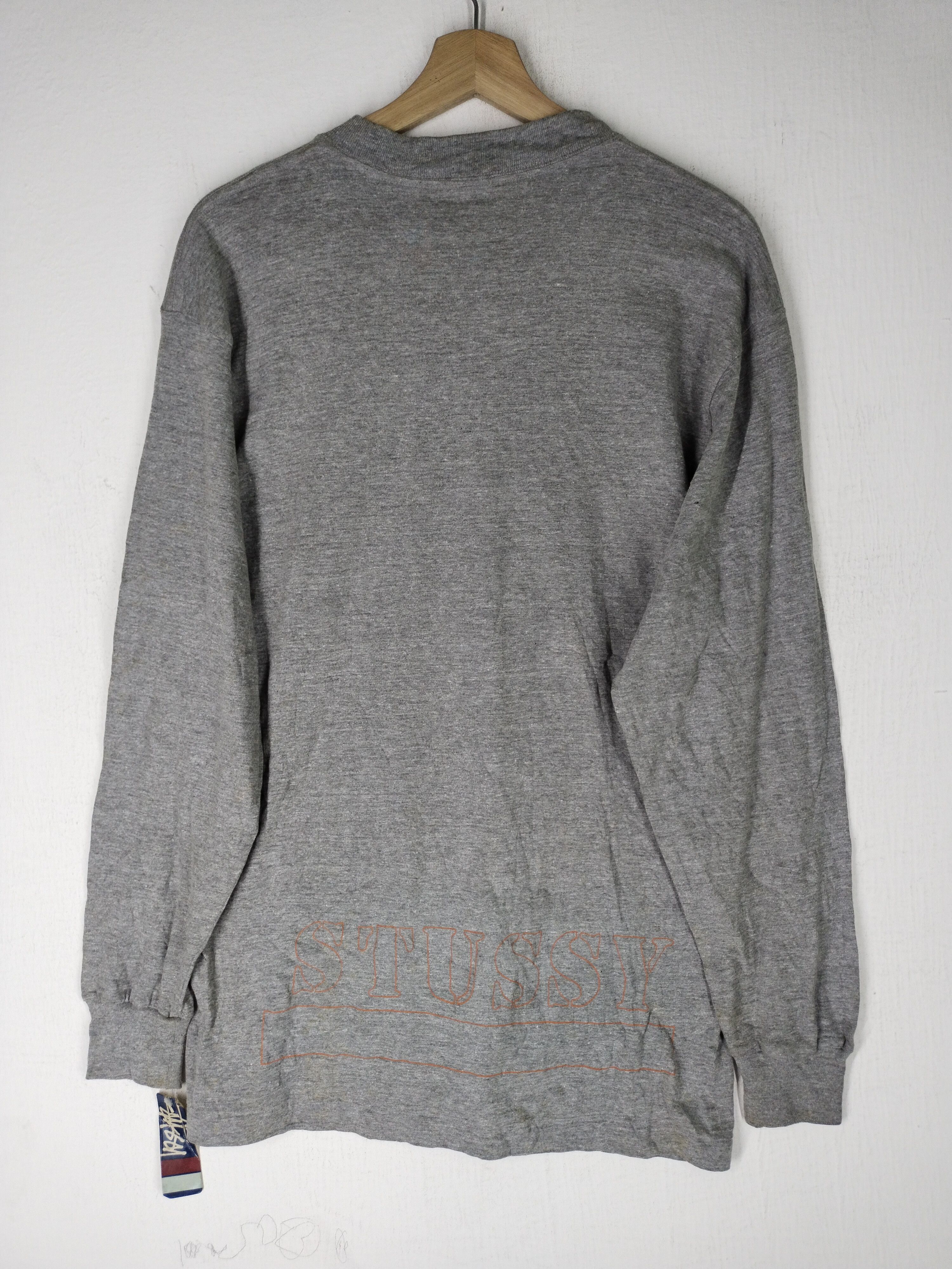 Stussy × Vintage 90's Vintage Stussy Camo Army Long Sleeve Tee Size US L / EU 52-54 / 3 - 9 Thumbnail