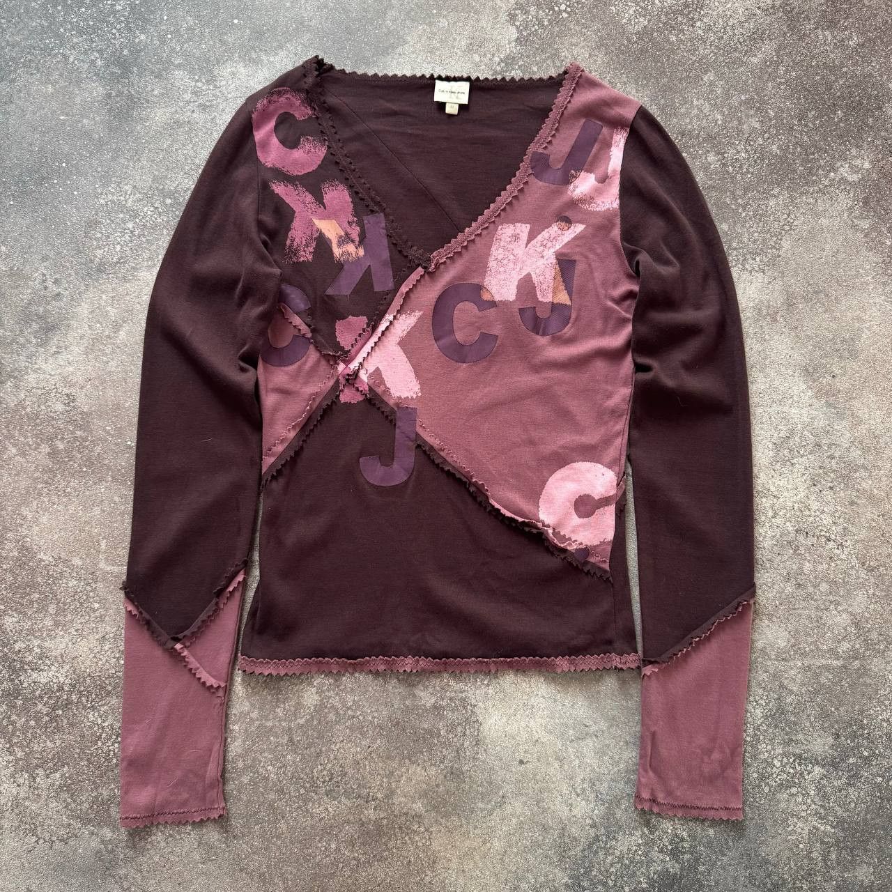 Calvin Klein 205W39NYC × Hysteric Glamour × Japanese Brand Calvin Klein Jeans Vintage Long Sleeve Top Size M / US 6-8 / IT 42-44 - 1 Thumbnail