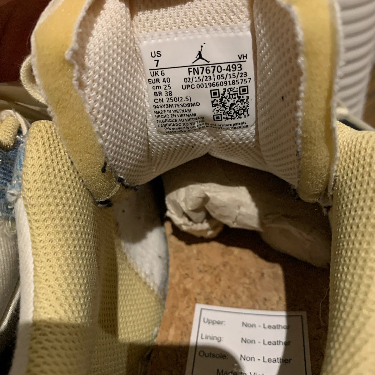 Jordan Brand Jordan 1 low sashiko denim Size US 7 / EU 40 - 3 Thumbnail