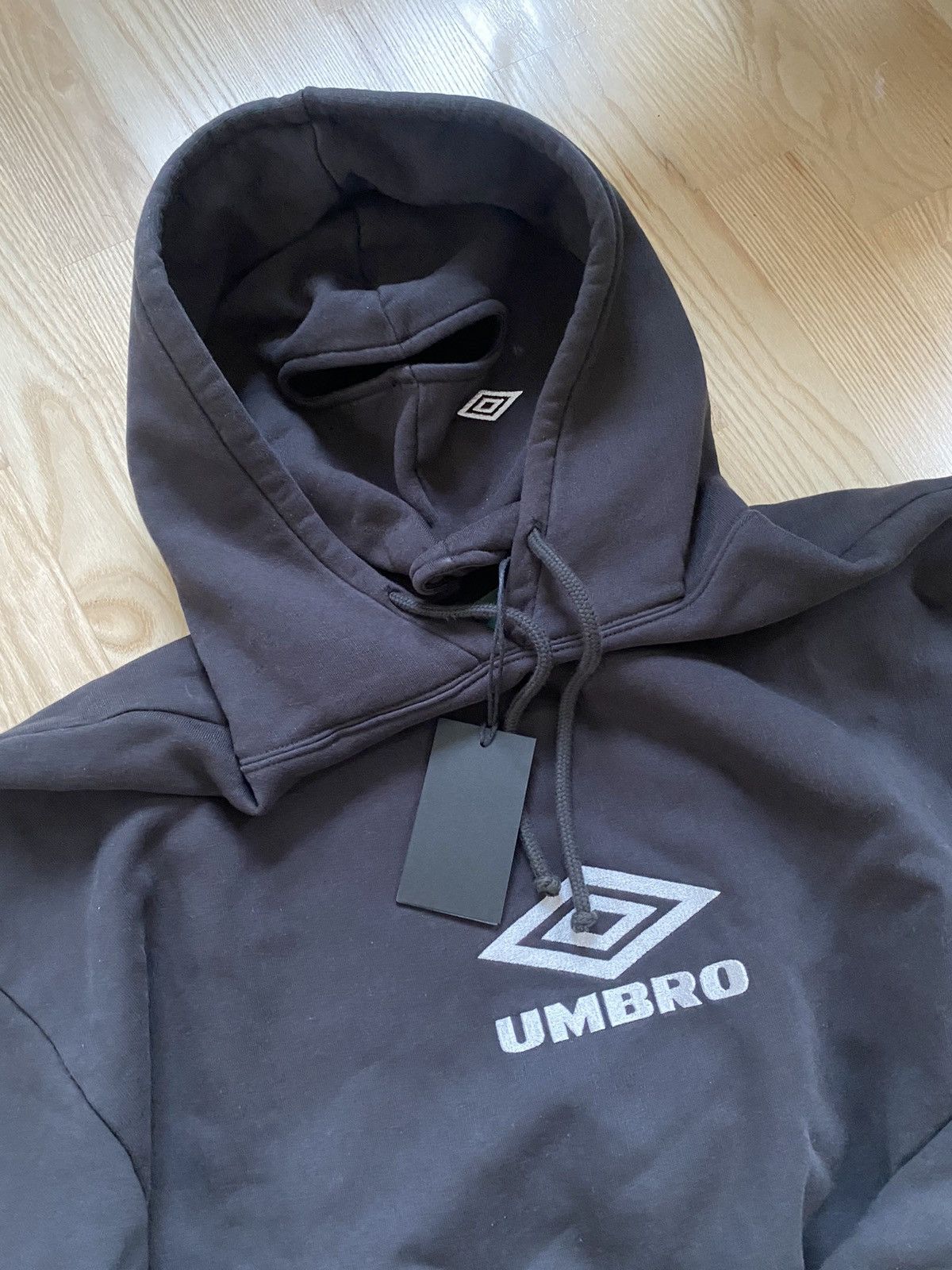 【UMBRO】 UMB X SLAM JAM DESTROYED HOODIE BLACK Slam Jam × Umbro Umbro x Slam Jam Destroyed Hoodie | Grailed